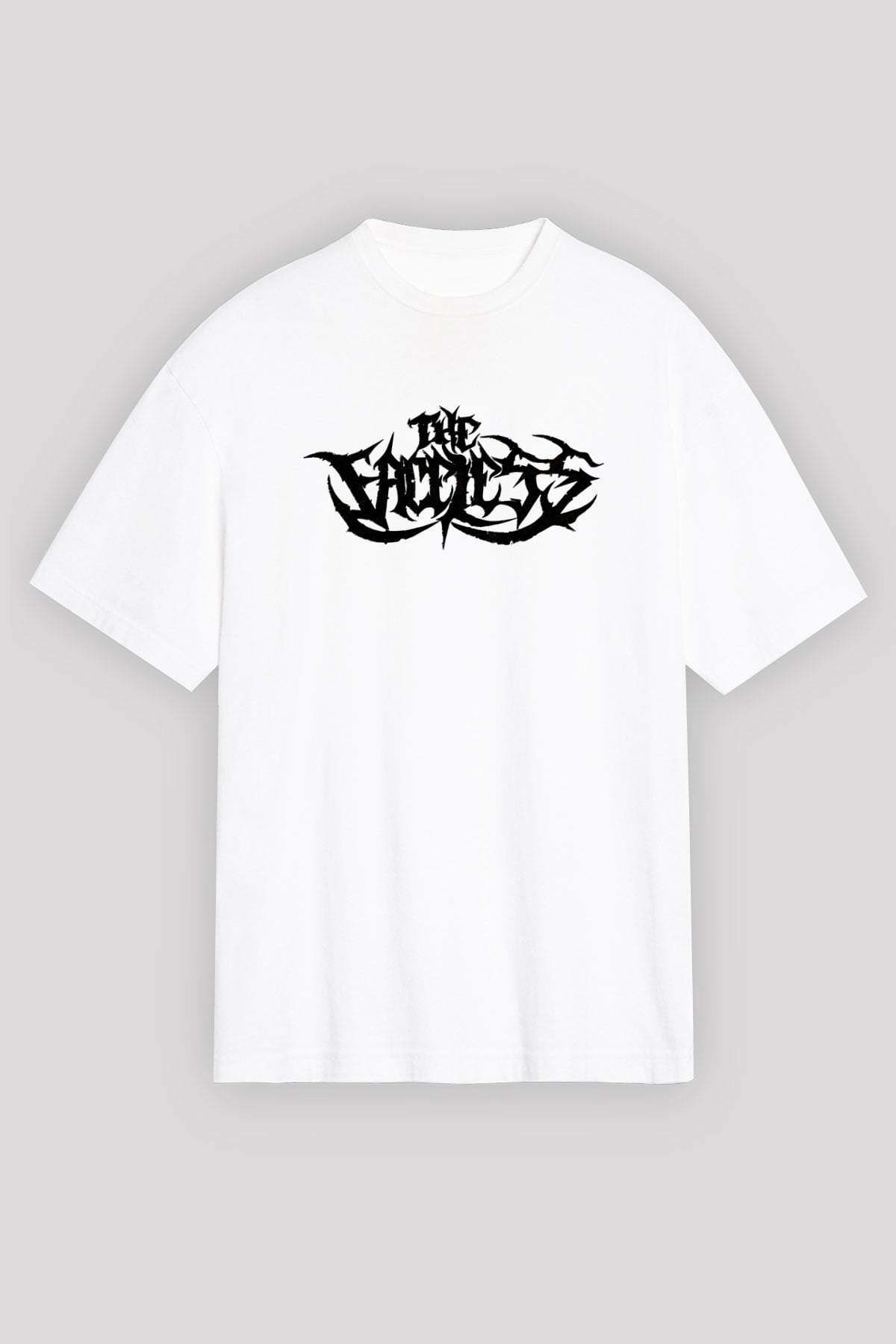 The Faceless Beyaz Unisex Oversize Tişört T-Shirt