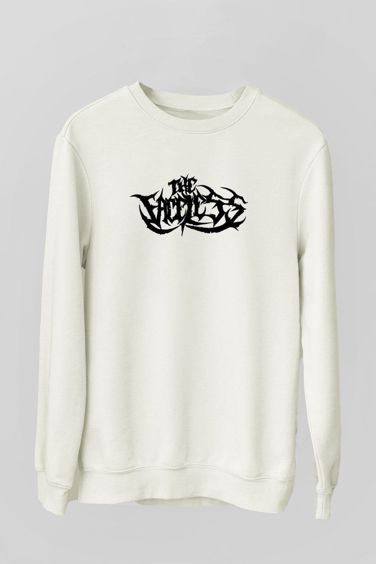 The Faceless Beyaz Unisex Sweatshirt