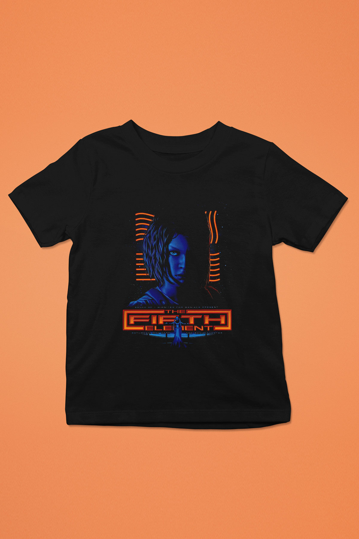 The Fifth Element Siyah Unisex  Çocuk Tişört