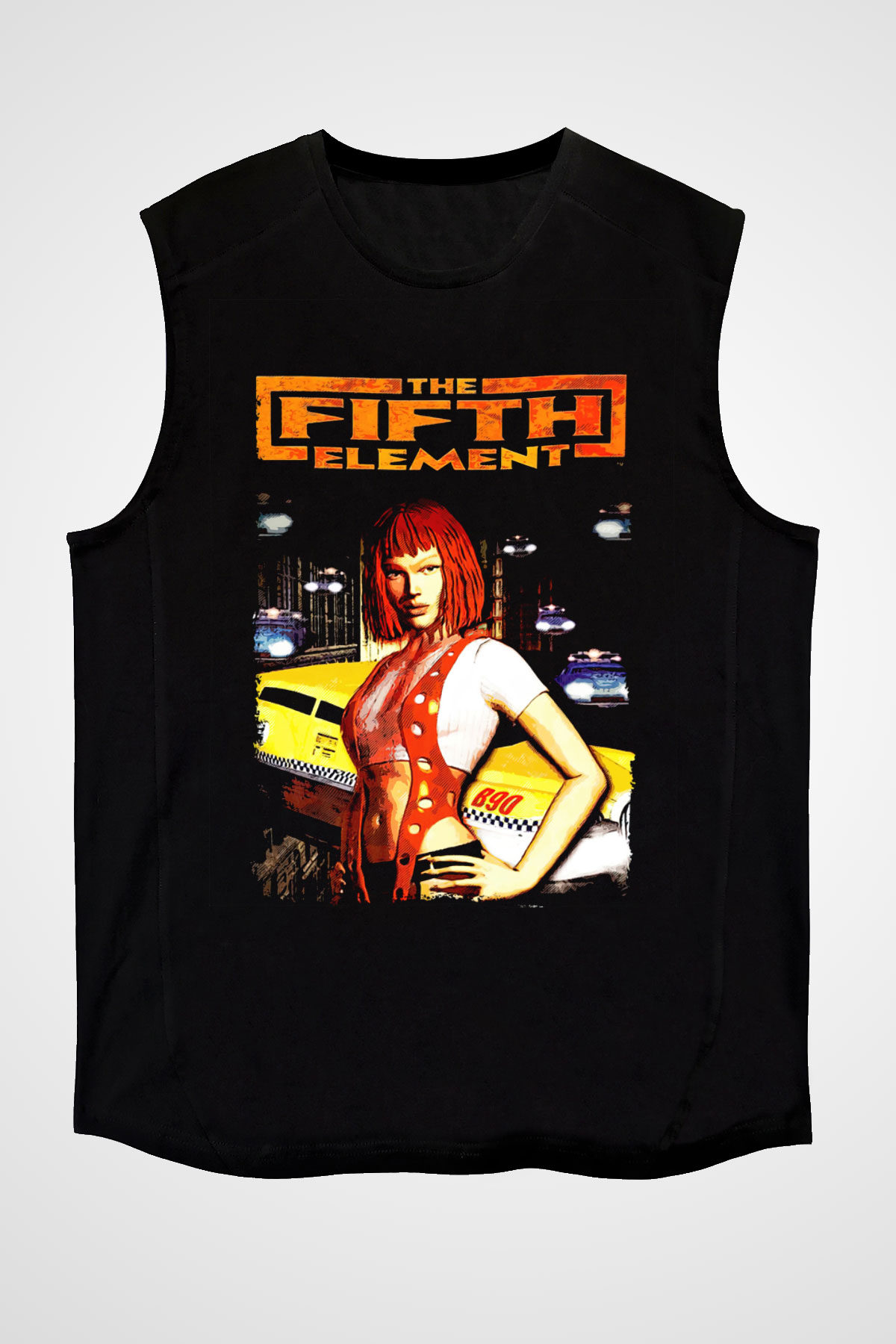 The Fifth Element Siyah Unisex  Kolsuz Tişört