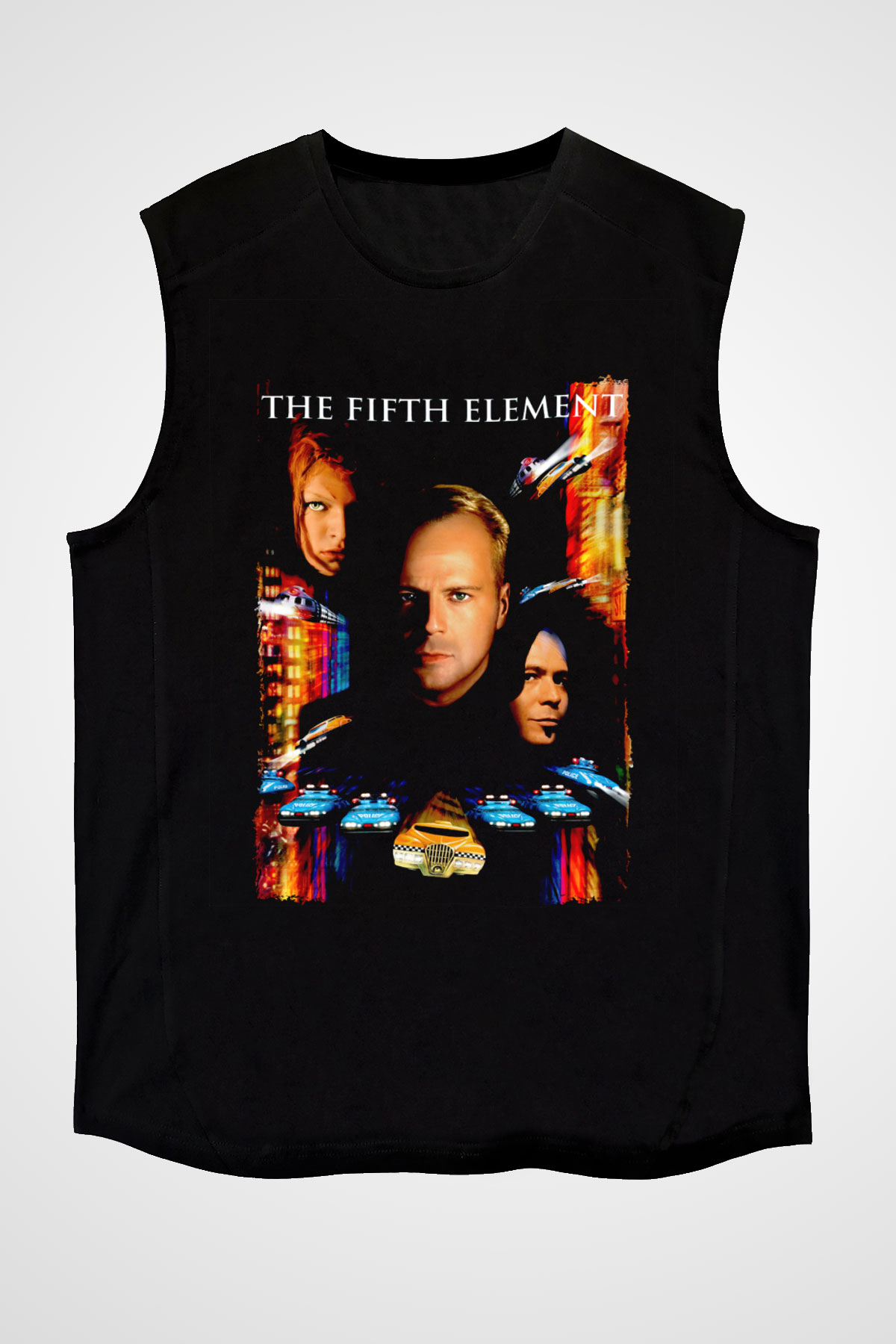 The Fifth Element Siyah Unisex  Kolsuz Tişört