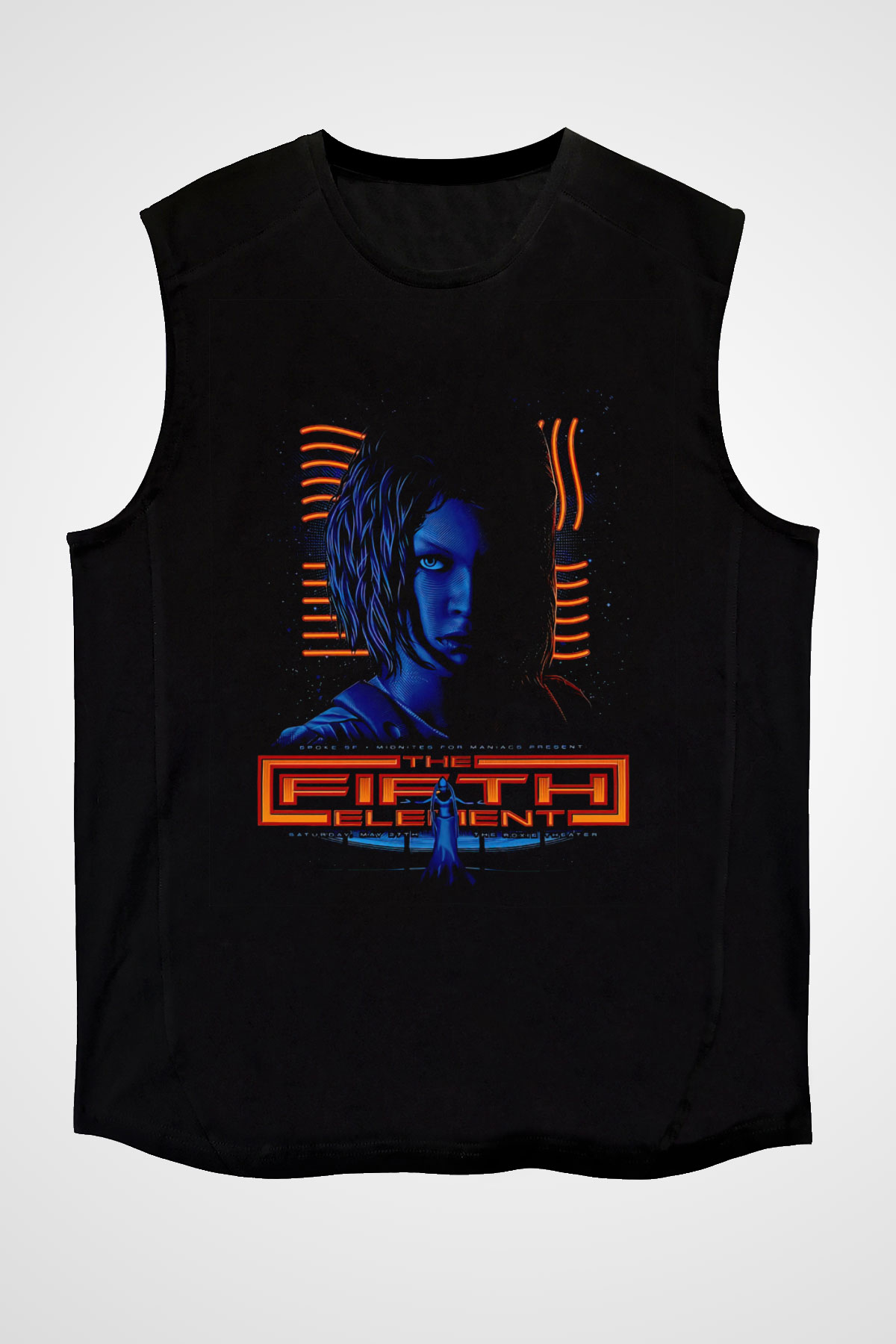 The Fifth Element Siyah Unisex  Kolsuz Tişört