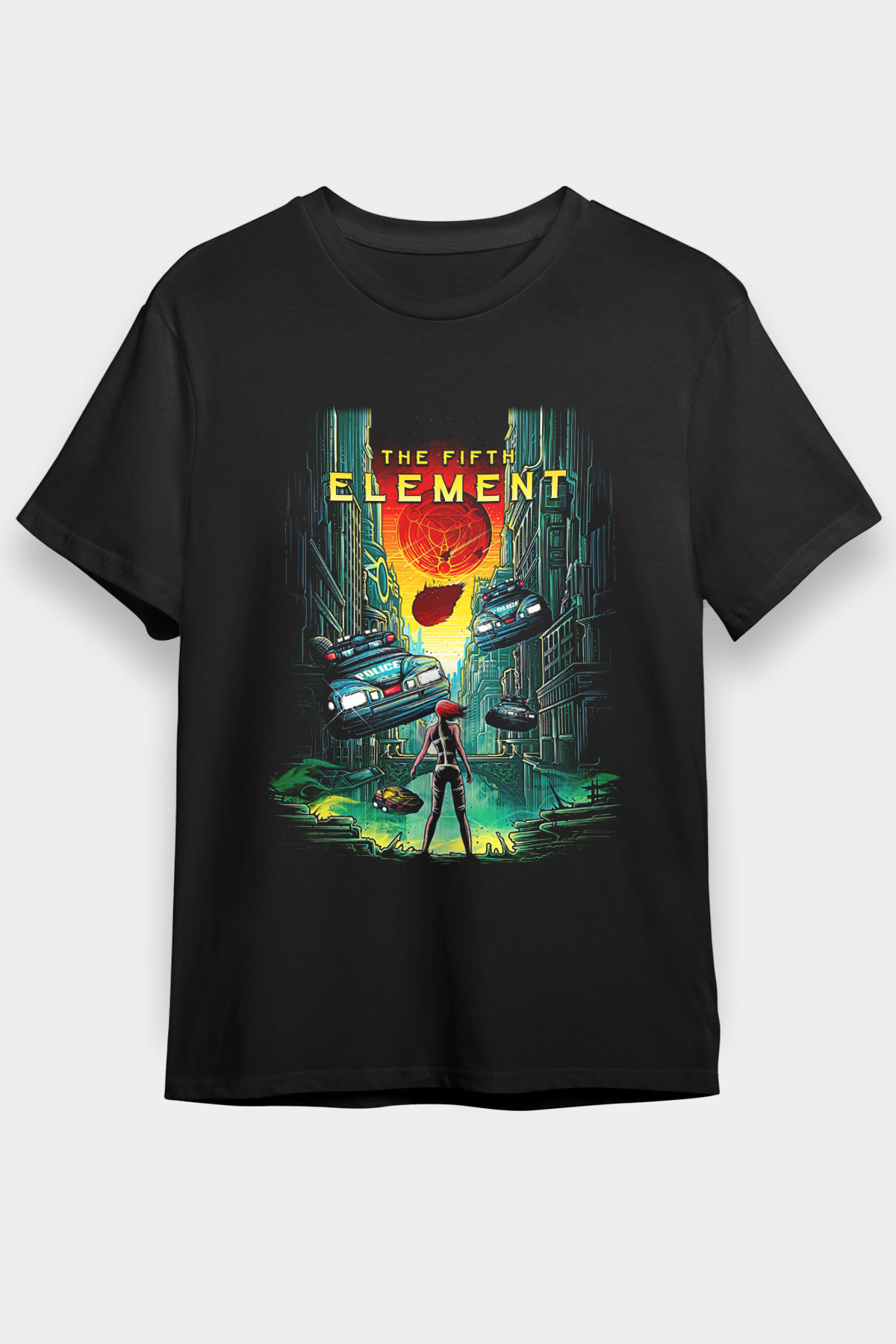 The Fifth Element Black Unisex Graphic Tee - STREETWEAR