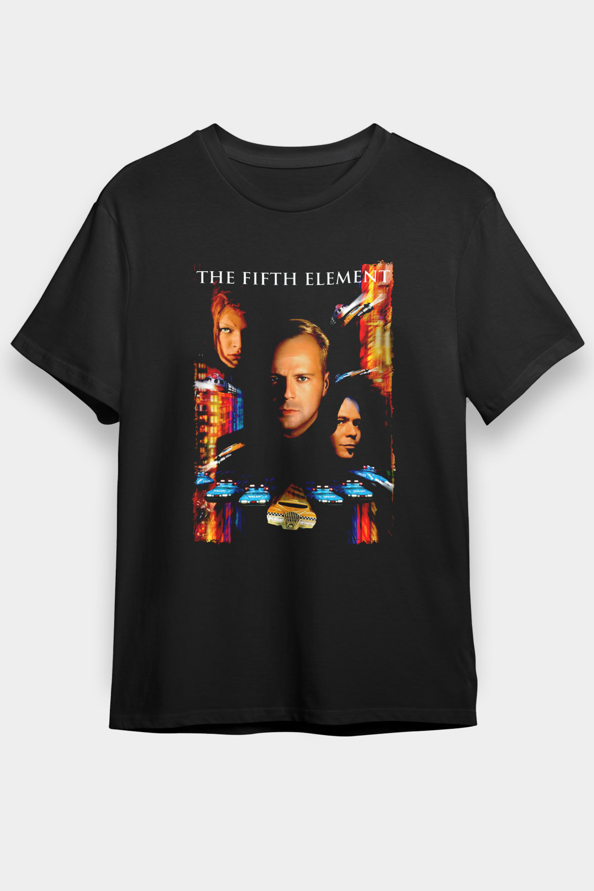 The Fifth Element Black Unisex Graphic Tee - STREETWEAR