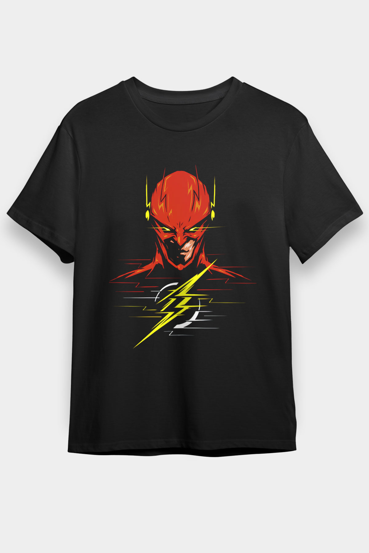 The Flash Siyah Unisex Graphic Tee - STREETWEAR