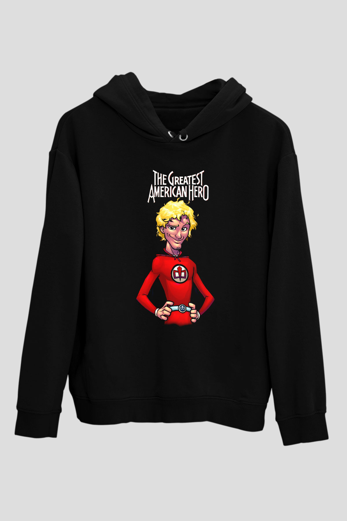 The Greatest American Hero Siyah Unisex Hoodie