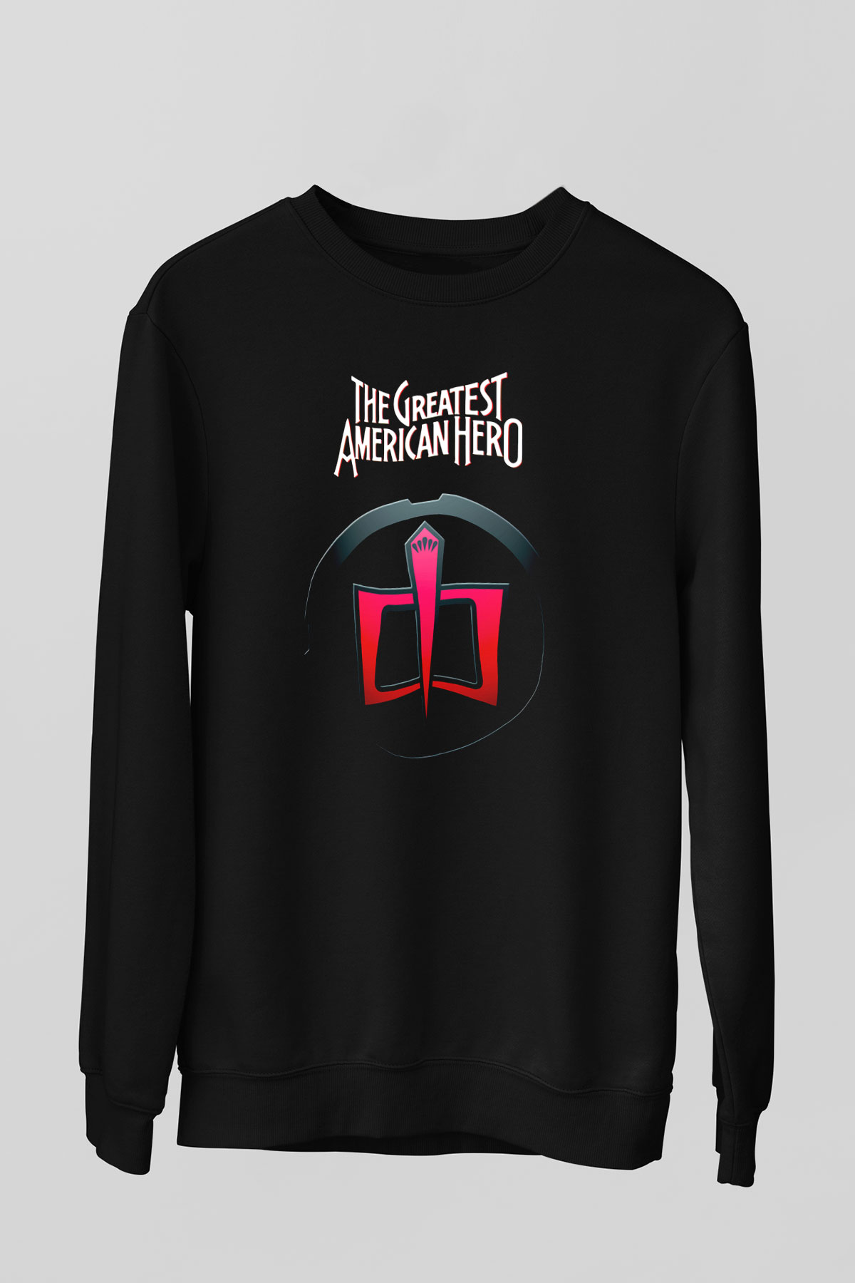 The Greatest American Hero Siyah Unisex  Sweatshirt