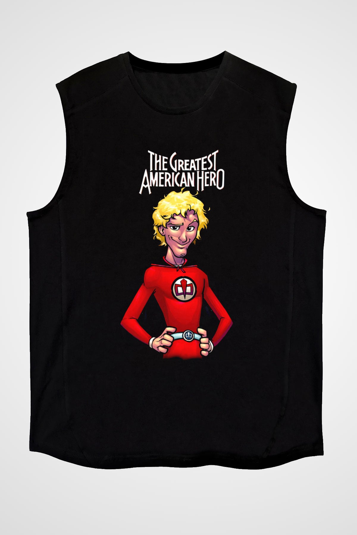 The Greatest American Hero Siyah Unisex  Kolsuz Tişört