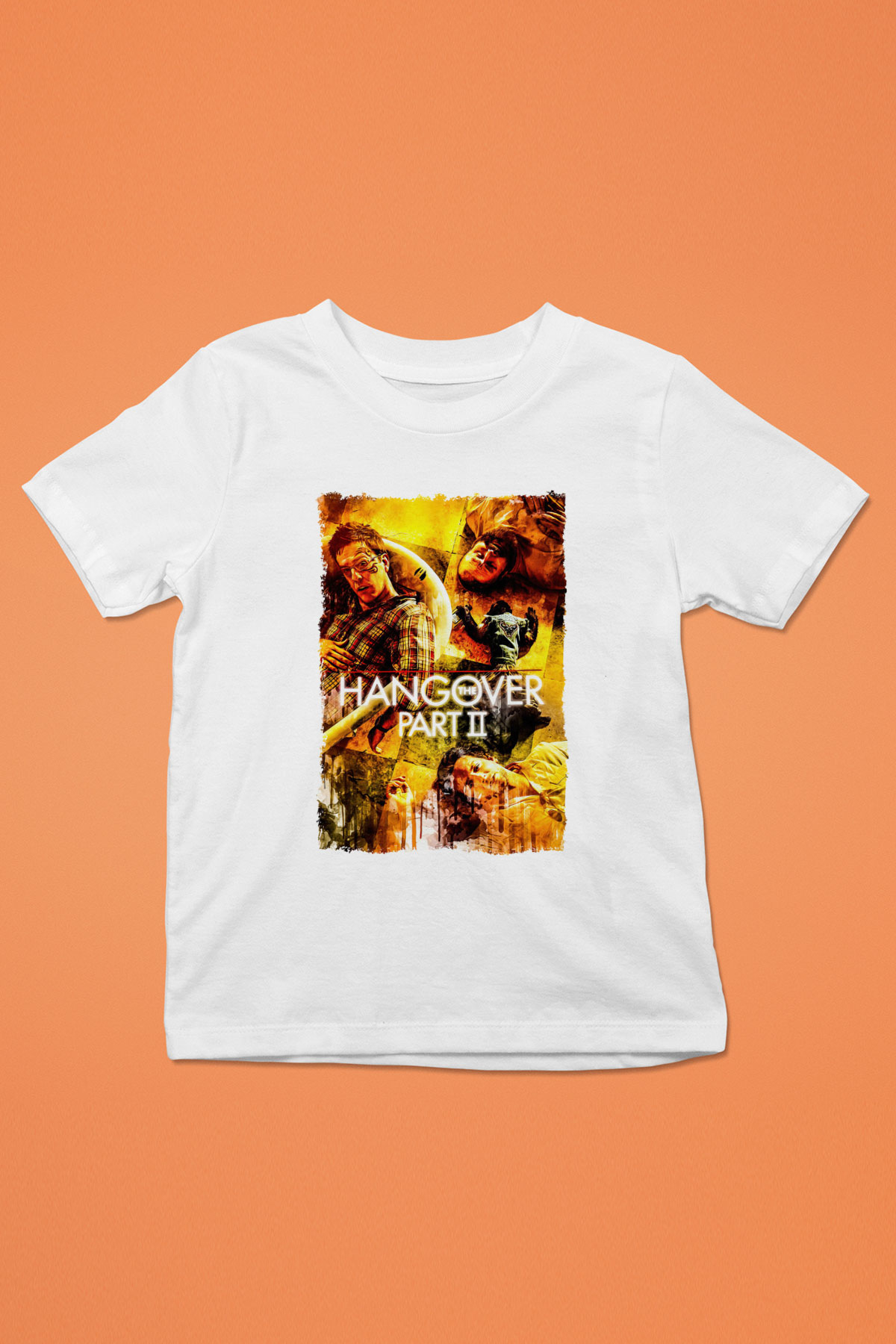 The Hangover Beyaz Unisex Çocuk Tişört