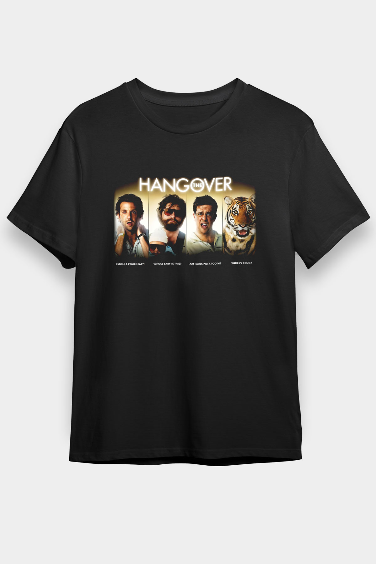 The Hangover Siyah Unisex Tişört T-Shirt