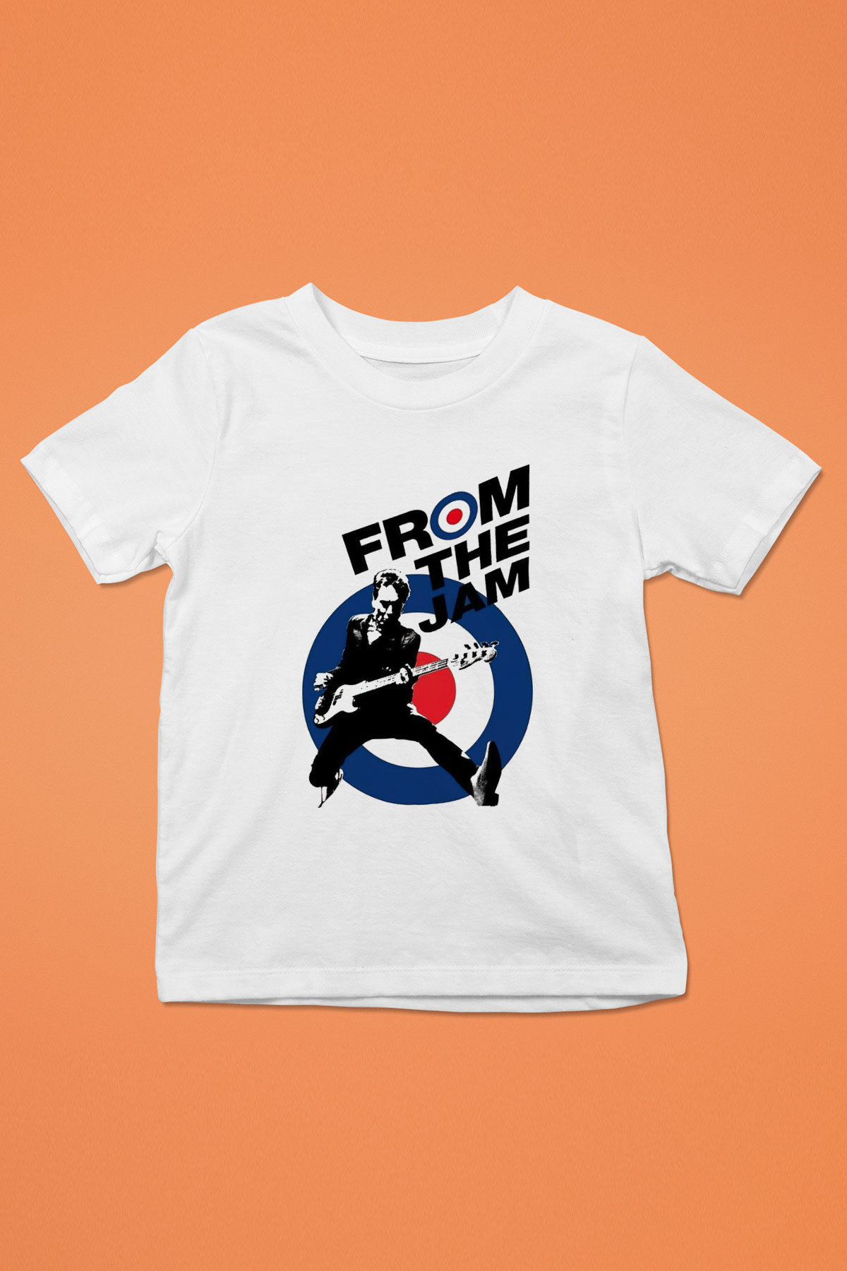 The Jam Baskılı Beyaz Unisex Çocuk Tişört