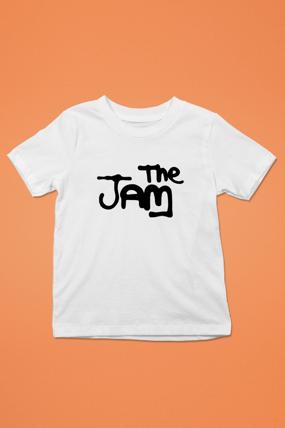 The Jam Baskılı Beyaz Unisex Çocuk Tişört