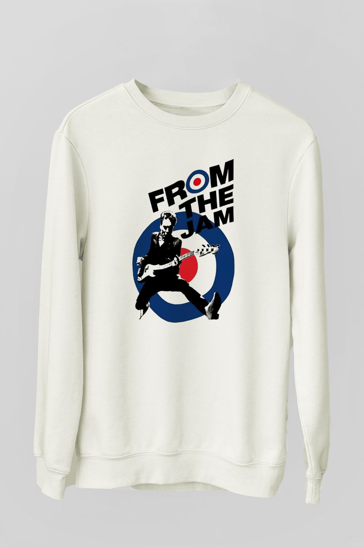 The Jam Beyaz Unisex Sweatshirt