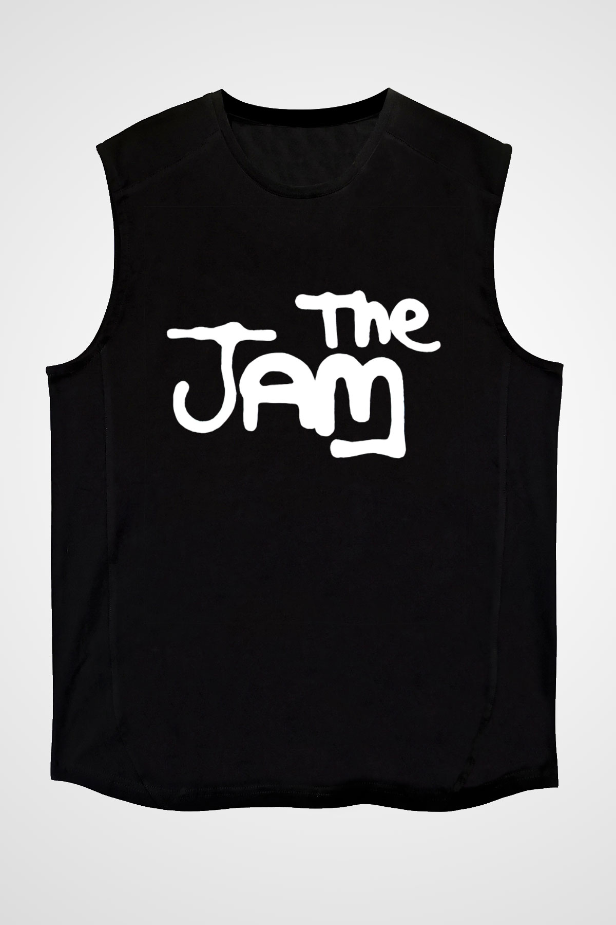 The Jam Siyah Unisex Kolsuz Tişört