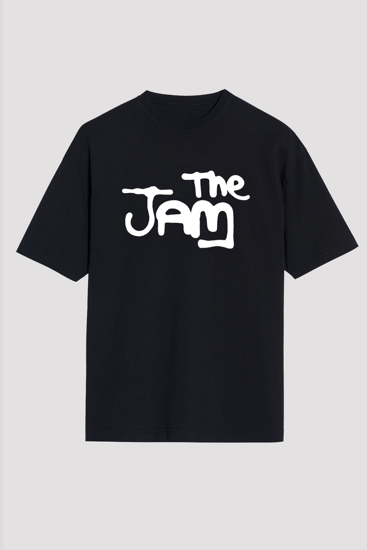 The Jam Siyah Unisex Oversize Tişört T-Shirt