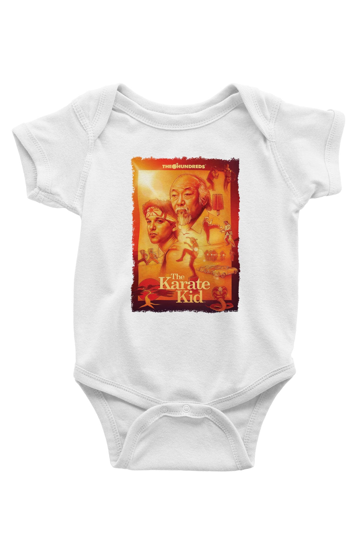 The Karate Kid Beyaz Bebek Body - Zıbın