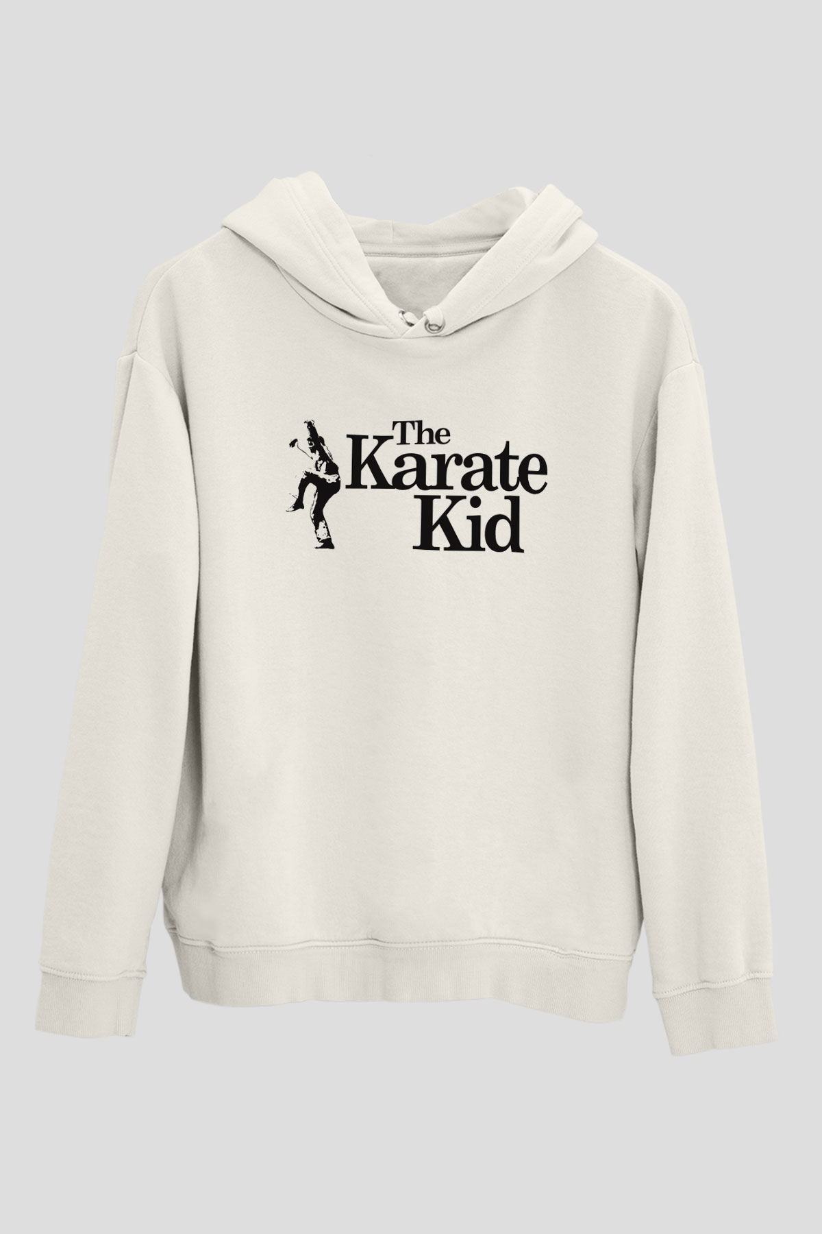The Karate Kid Beyaz Unisex Hoodie