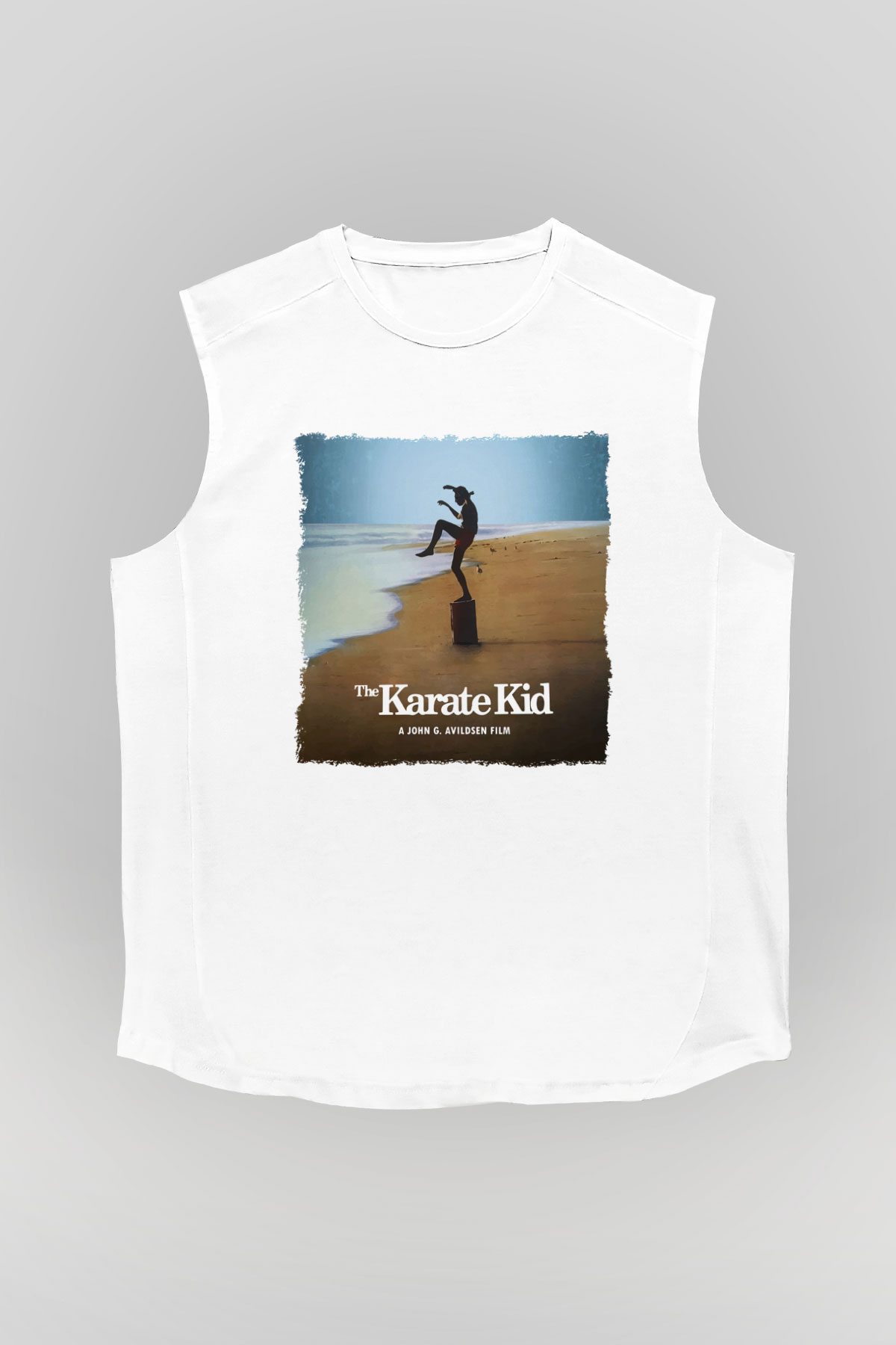 The Karate Kid Beyaz Unisex Kolsuz Tişört