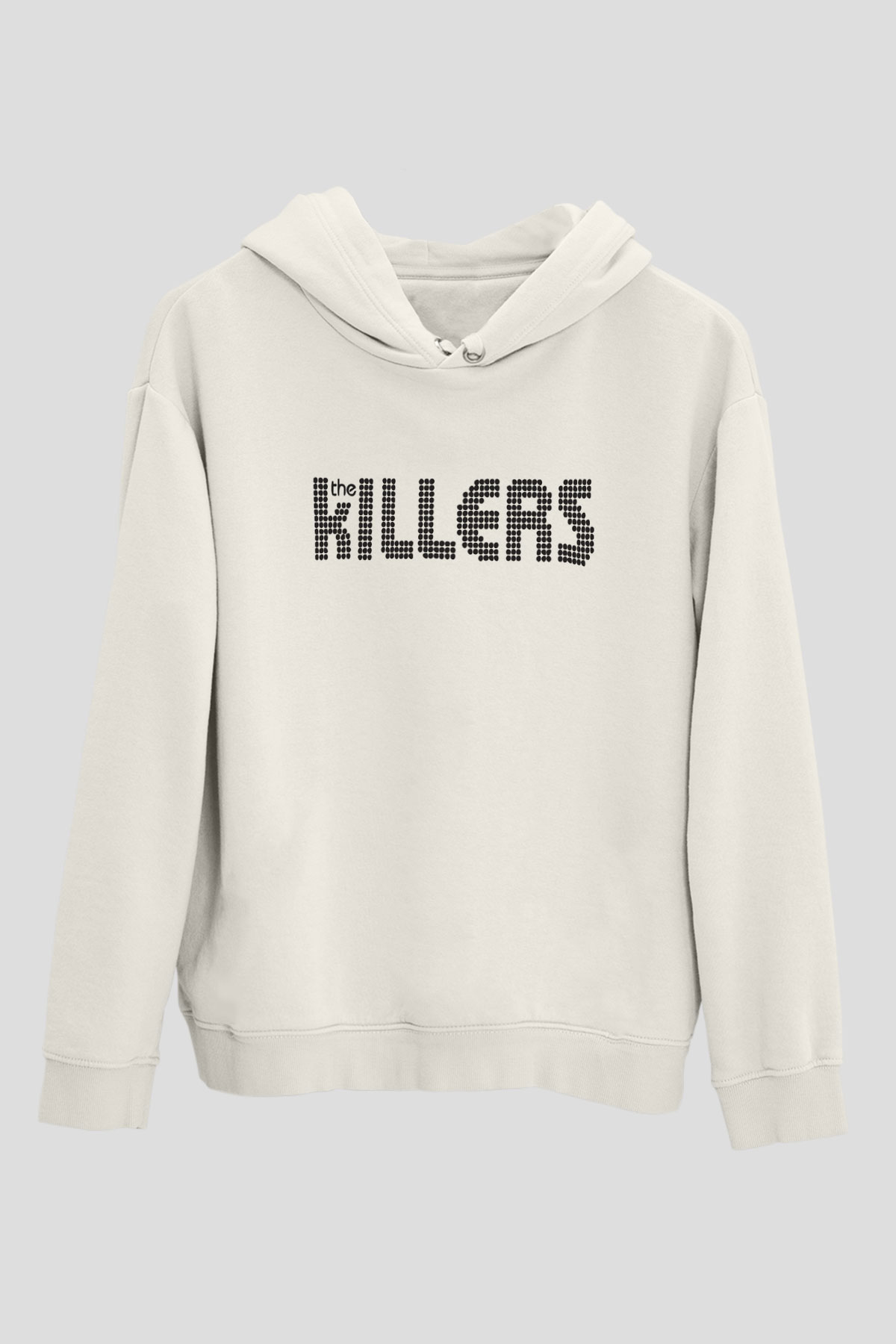 The Killers Beyaz Unisex Kapşonlu Sweatshirt