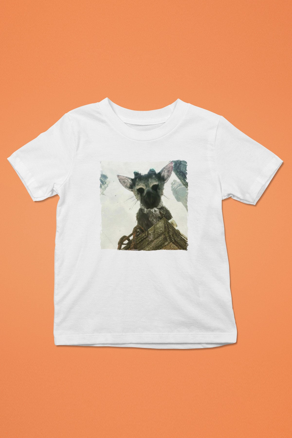 The Last Guardian Beyaz Unisex Çocuk Tişört