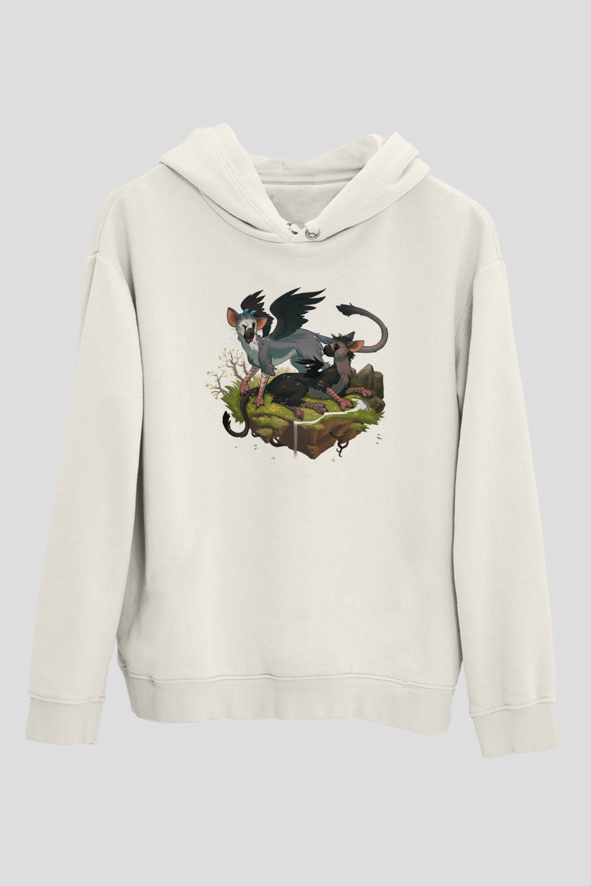 The Last Guardian Beyaz Unisex Hoodie