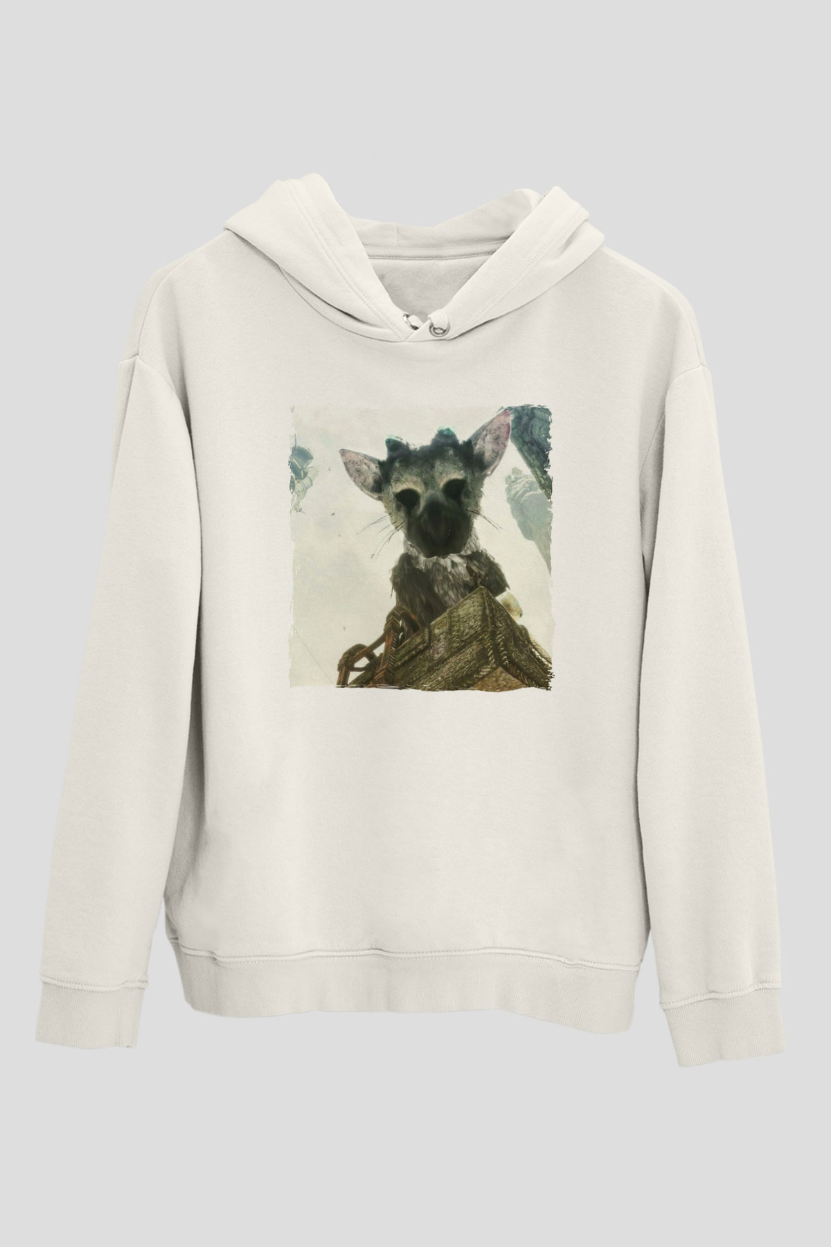 The Last Guardian Beyaz Unisex Hoodie