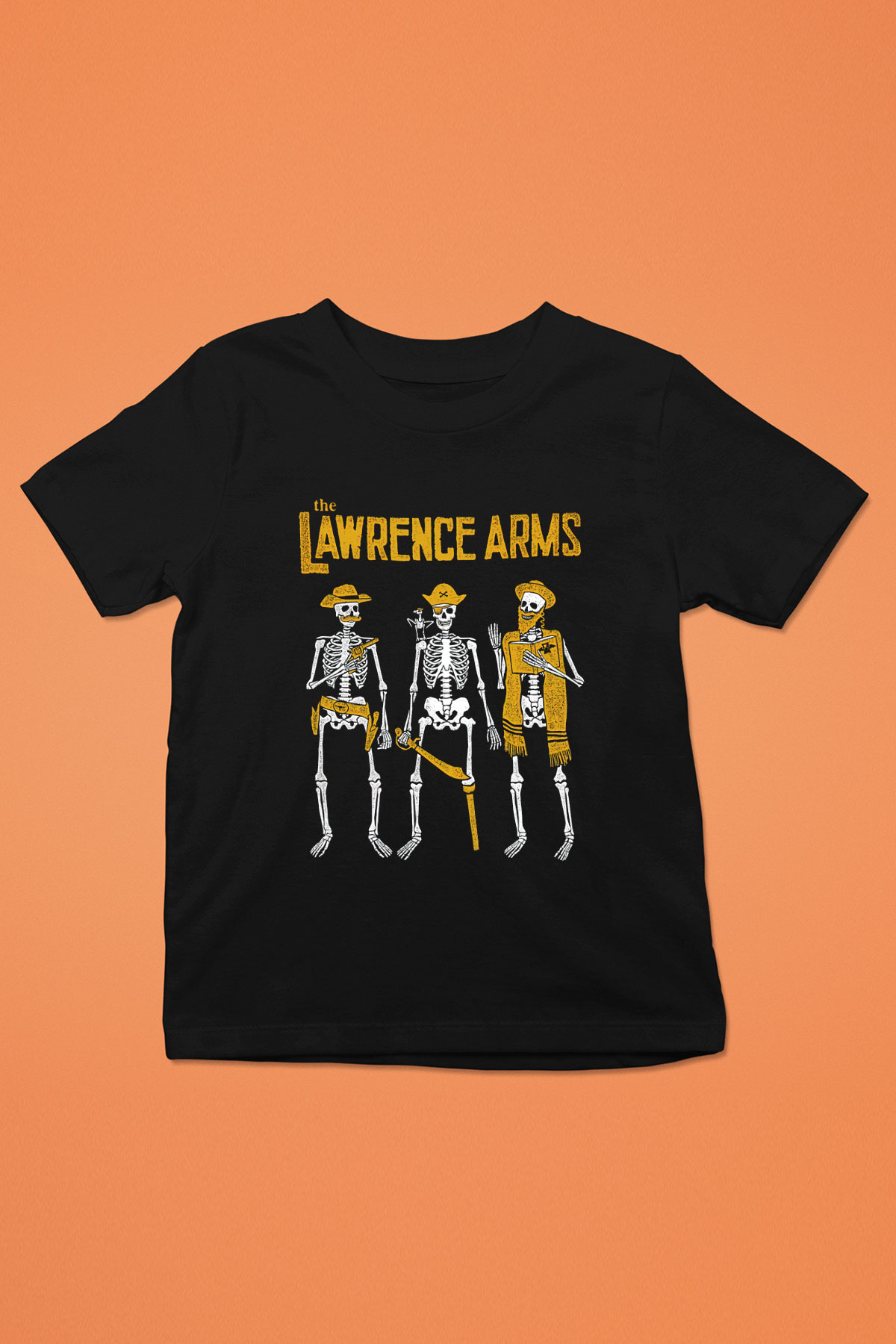 The Lawrence Arms Baskılı Siyah Unisex Çocuk Tişört