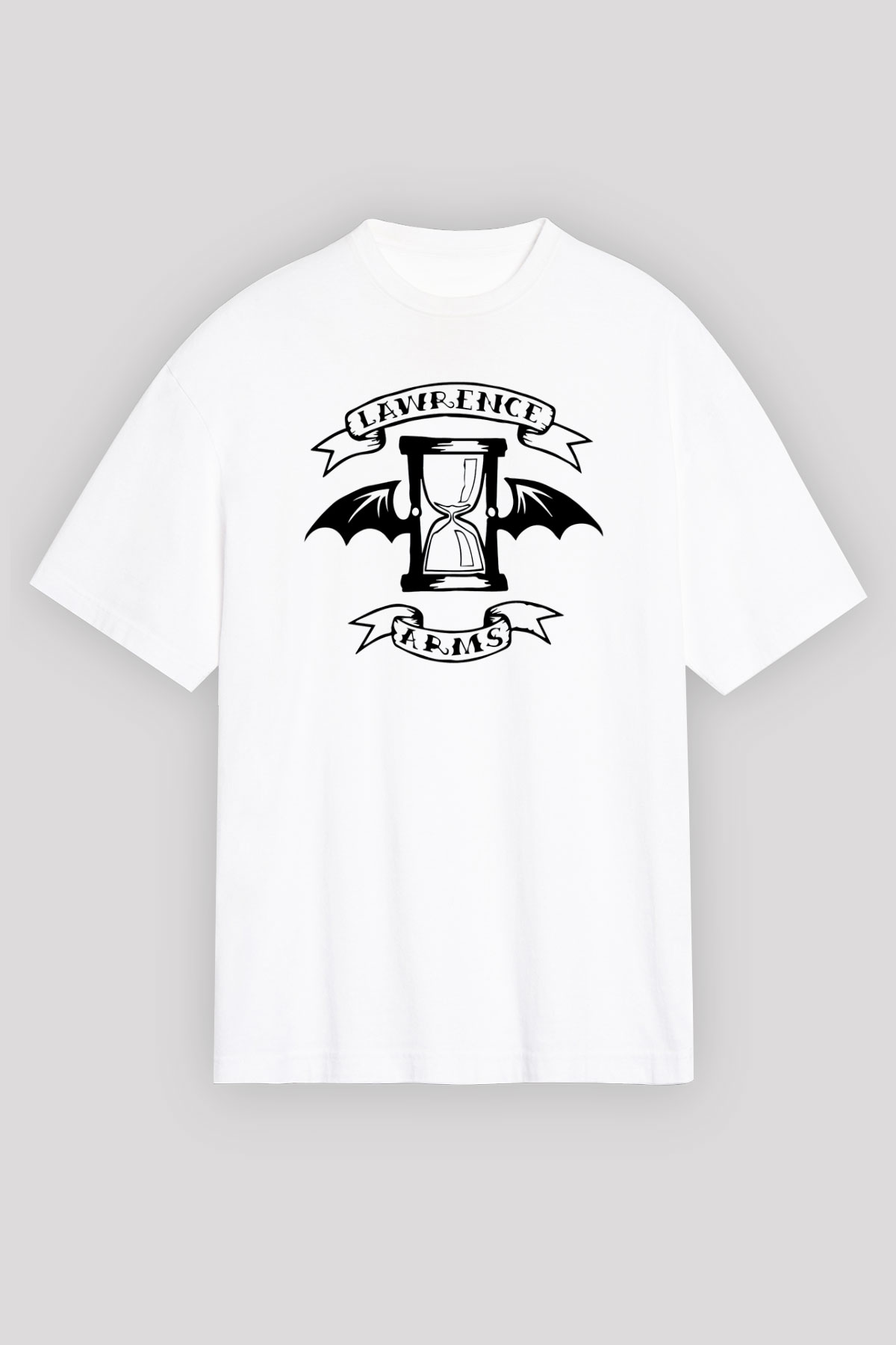 The Lawrence Arms Beyaz Unisex Oversize Tişört T-Shirt