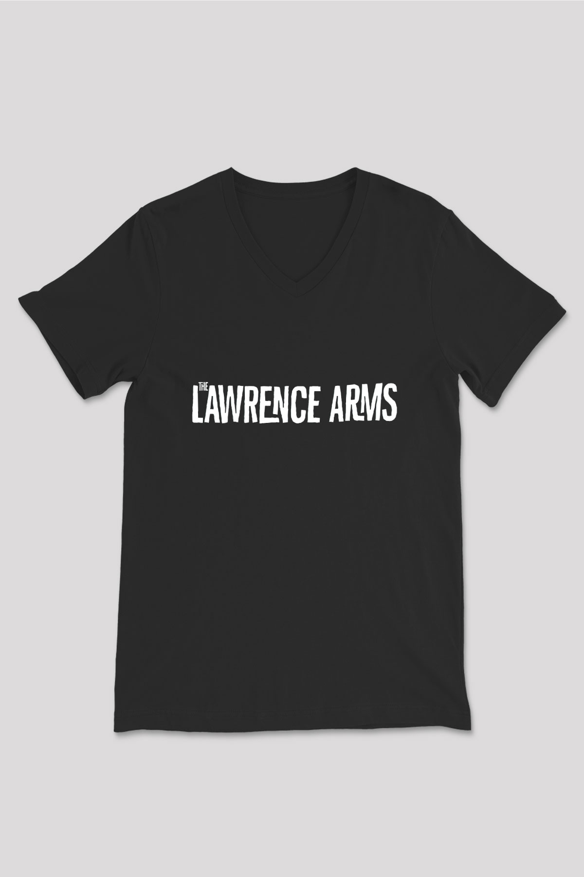 The Lawrence Arms Siyah Unisex V Yaka Tişört T-Shirt