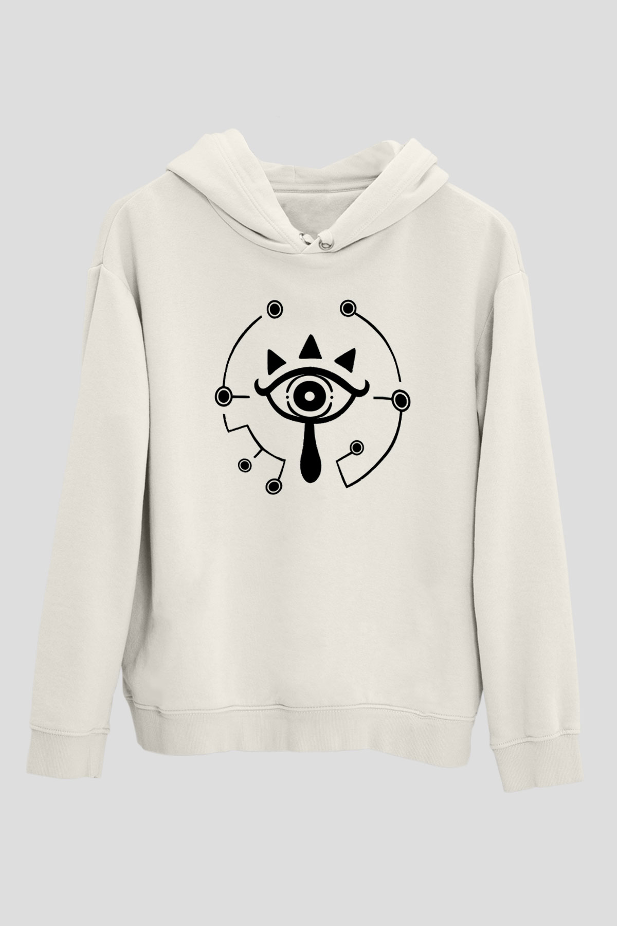 The Legend of Zelda Beyaz Unisex Kapşonlu Sweatshirt