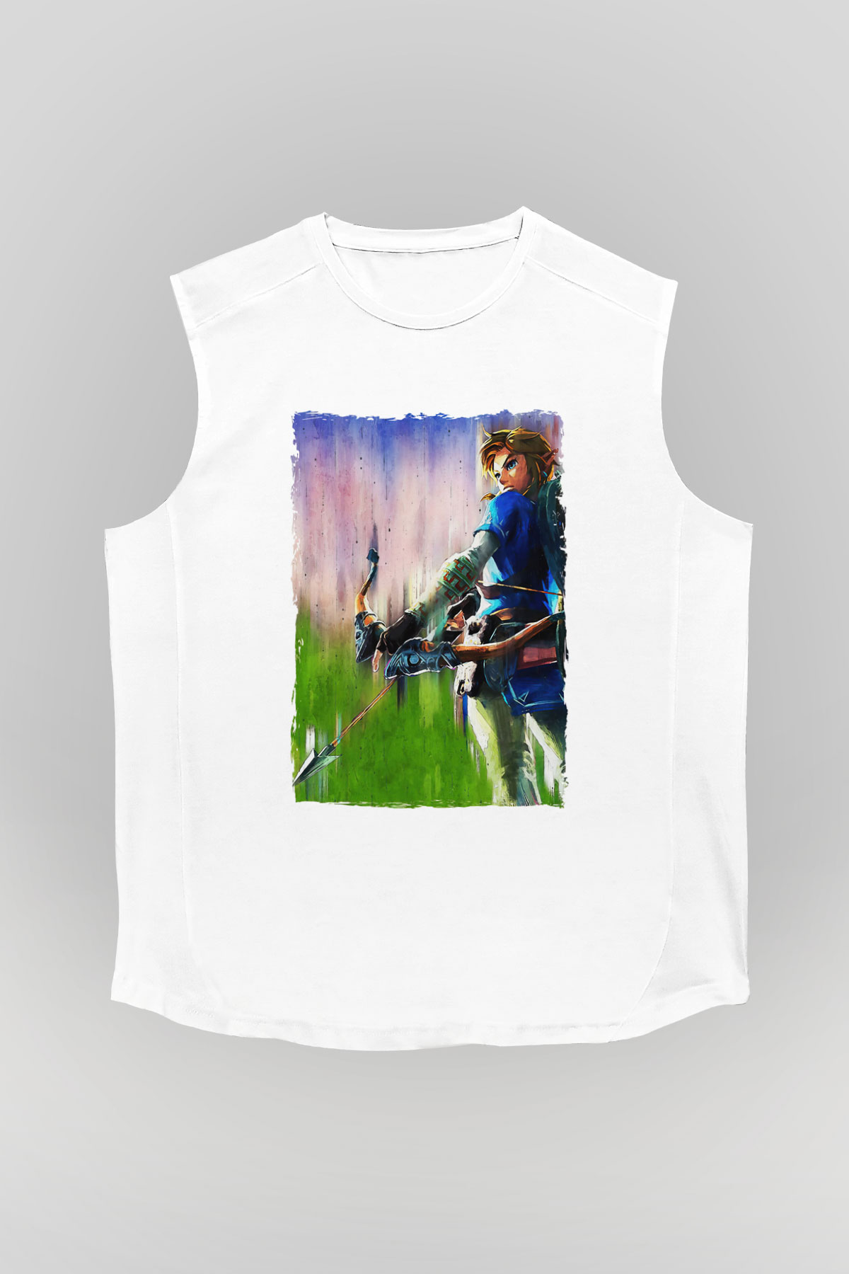 The Legend of Zelda Beyaz Unisex  Kolsuz Tişört