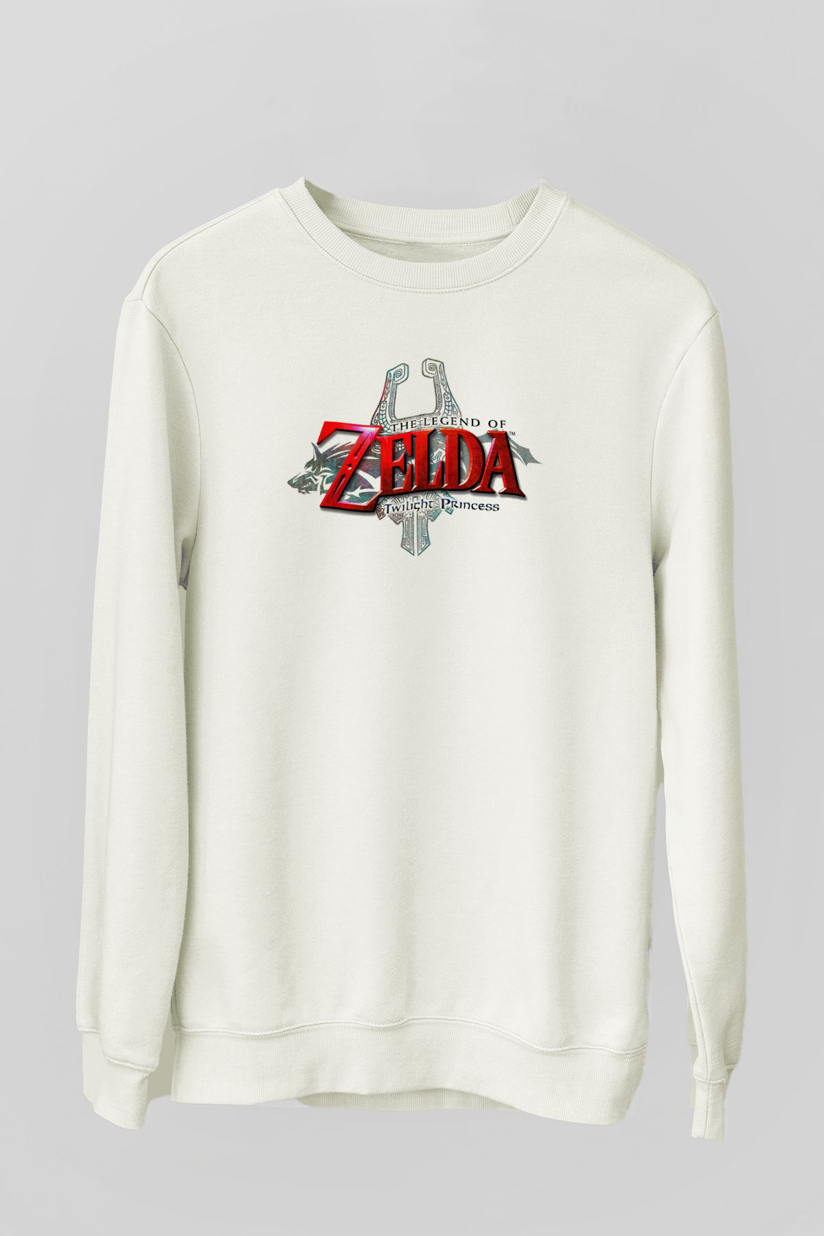 The Legend of Zelda Beyaz Unisex Sweatshirt