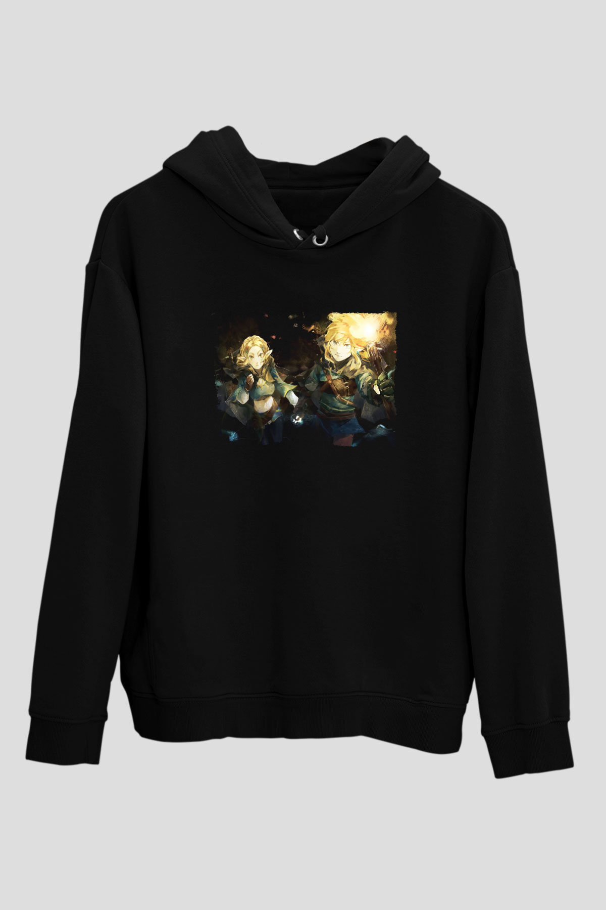 The Legend of Zelda Siyah Unisex Hoodie
