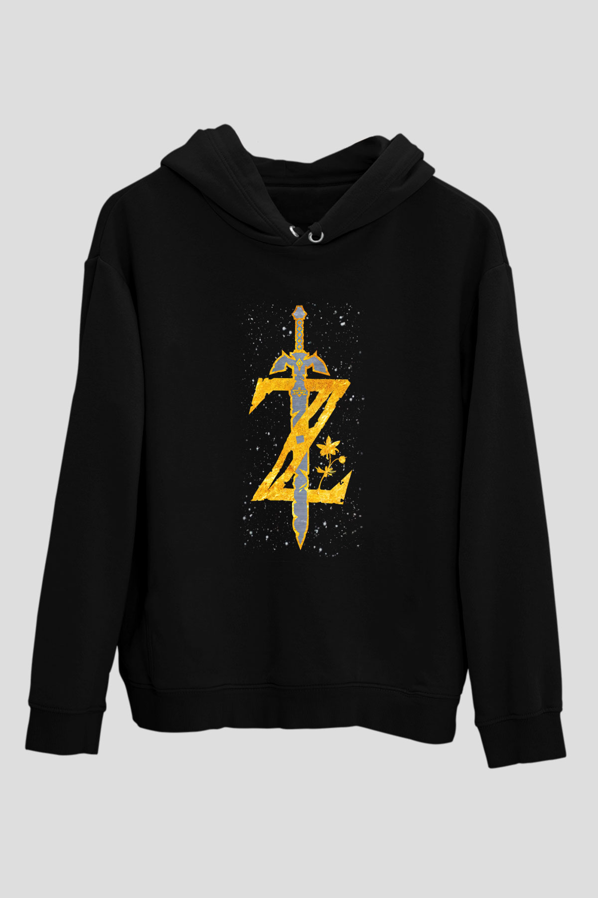 The Legend of Zelda Siyah Unisex Hoodie