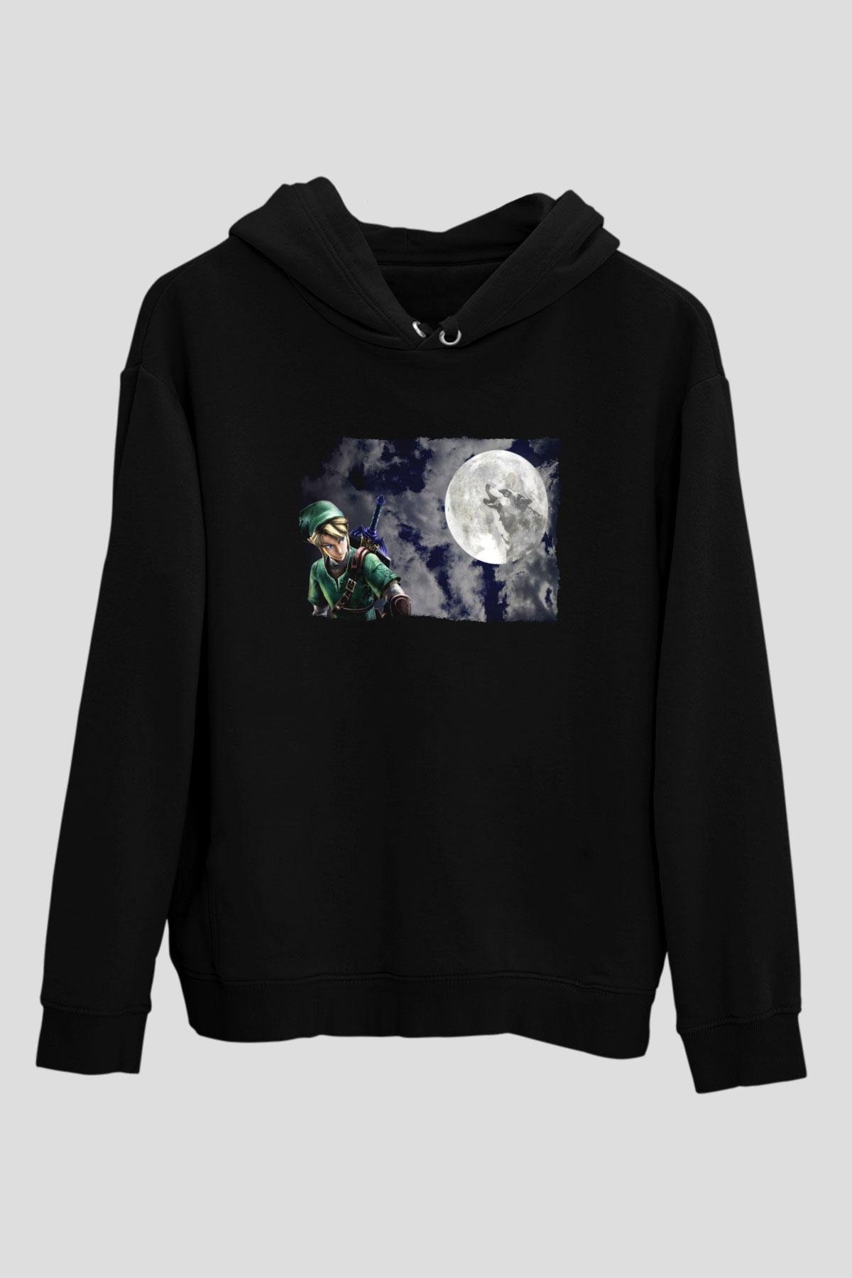 The Legend of Zelda Siyah Unisex Hoodie