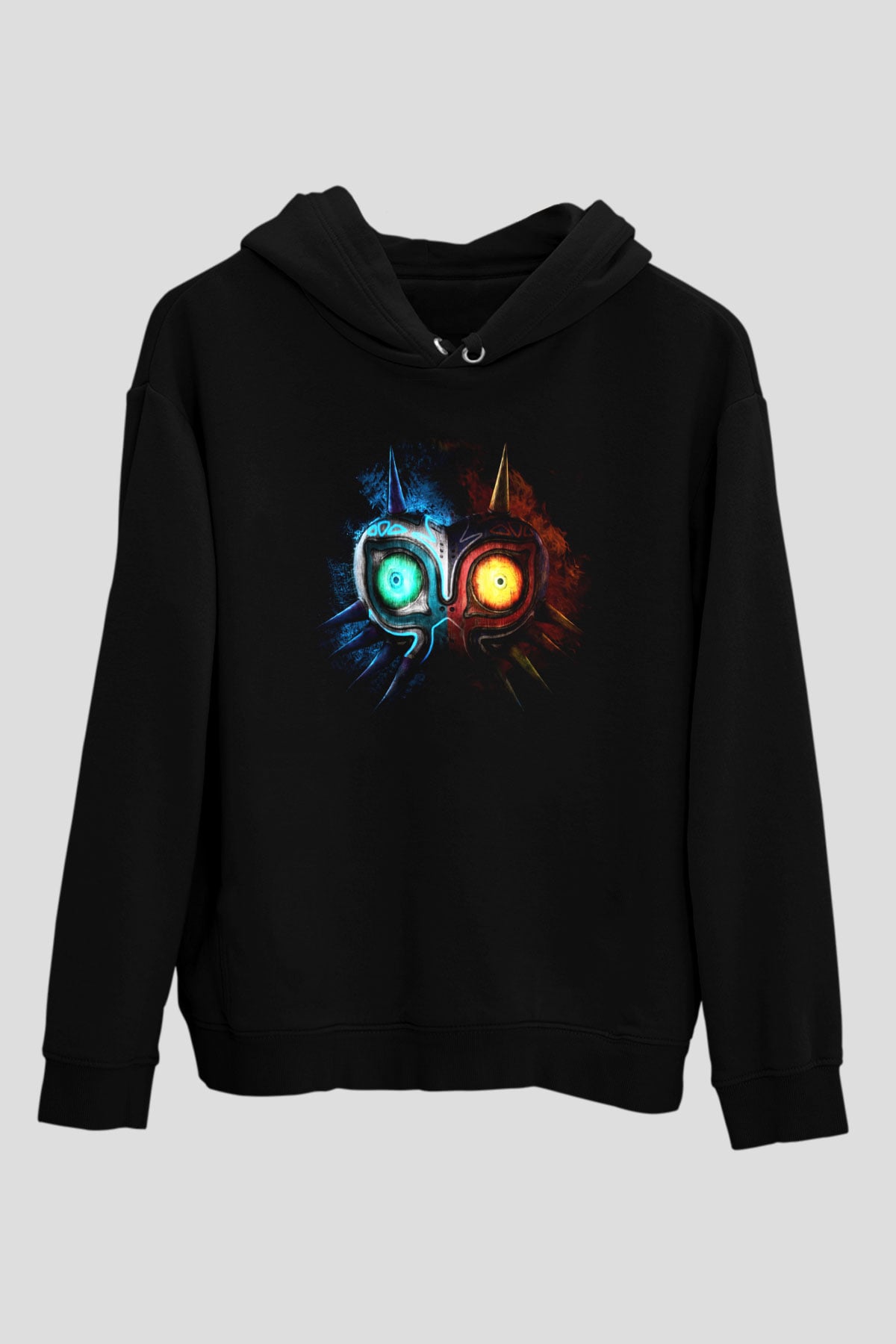 The Legend of Zelda Siyah Unisex Kapüşonlu Sweatshirt