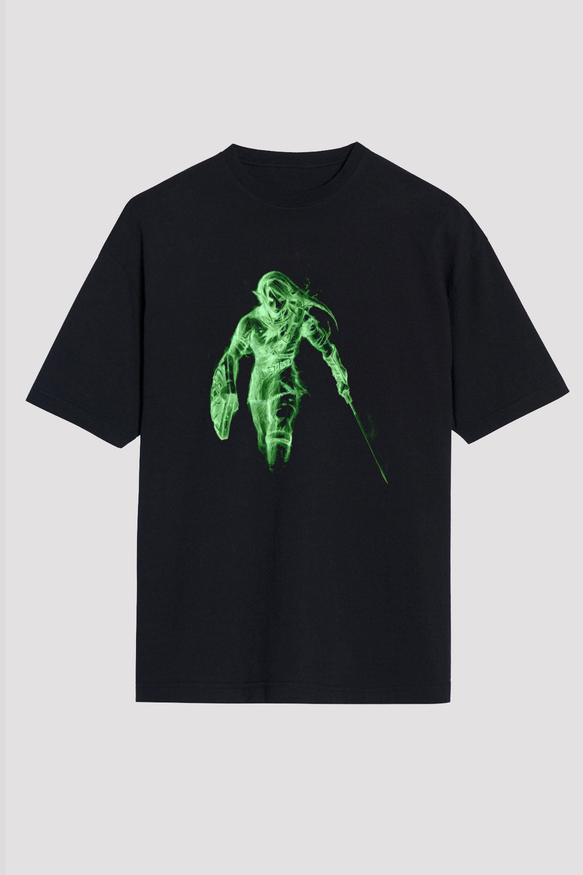 The Legend of Zelda Siyah Unisex Oversize Tişört