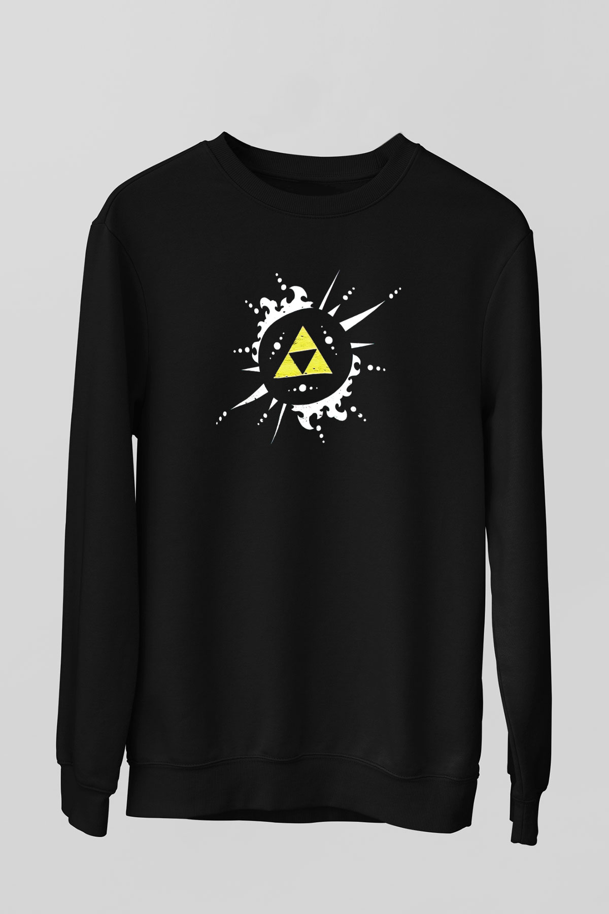 The Legend of Zelda Siyah Unisex Sweatshirt