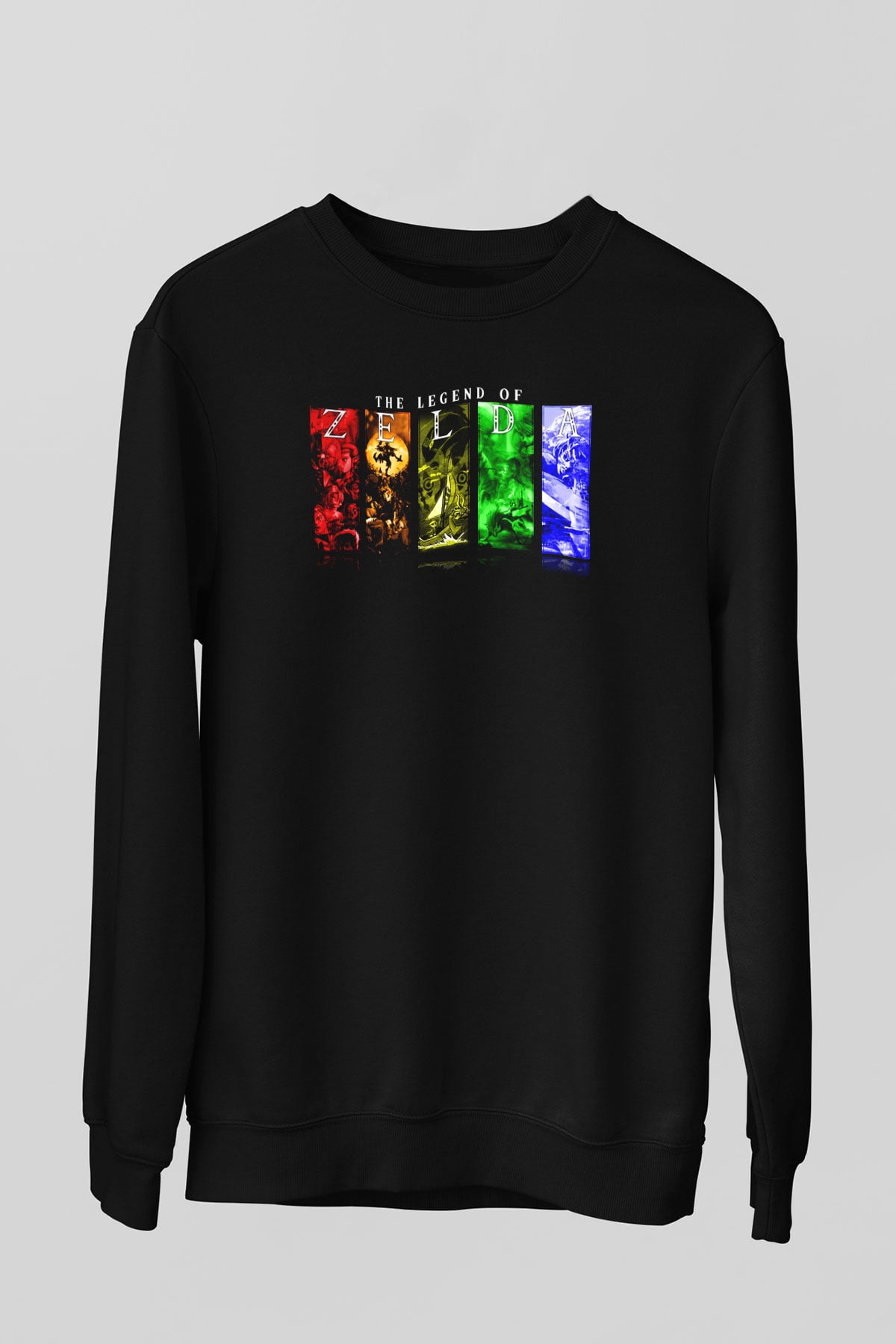 The Legend of Zelda Siyah Unisex Sweatshirt