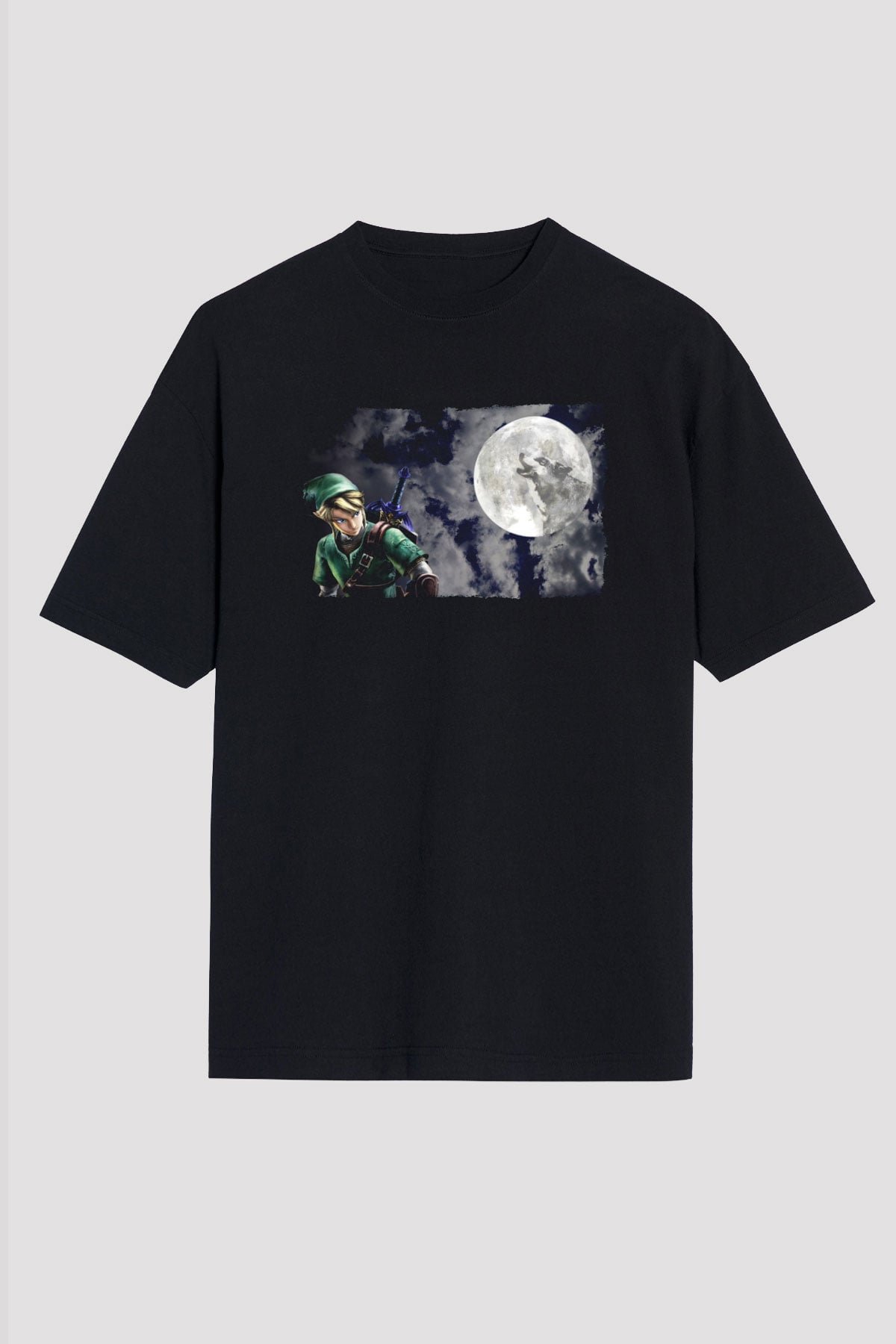 The Legend of Zelda Siyah Unisex Tişört
