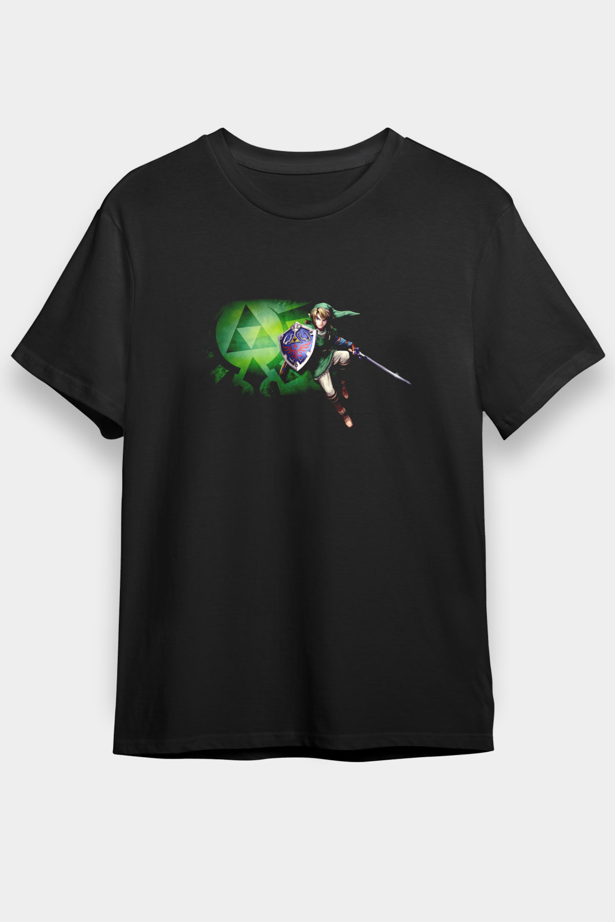 The Legend of Zelda Siyah Unisex Tişört