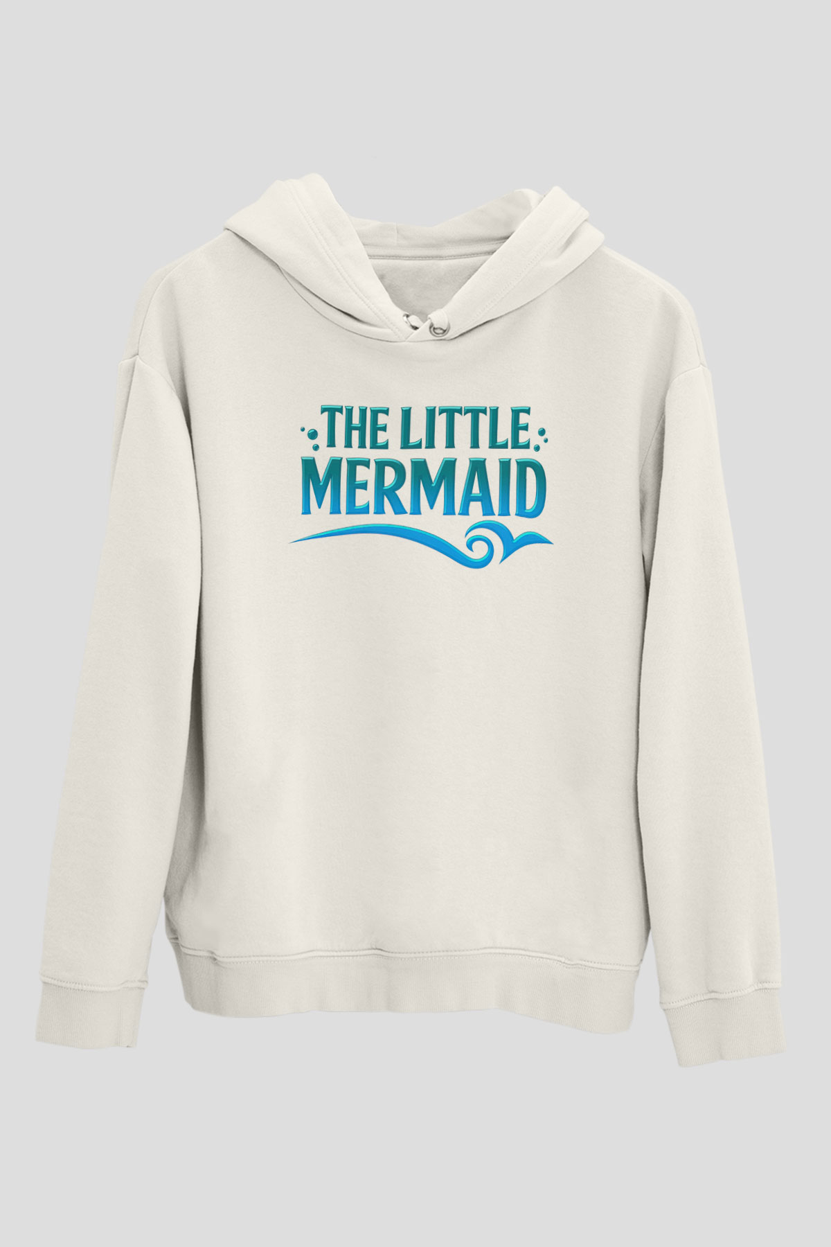 The Little Mermaid Beyaz Unisex Hoodie