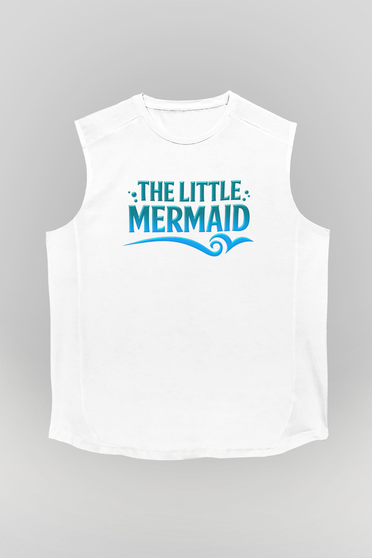 The Little Mermaid Beyaz Unisex Kolsuz Tişört