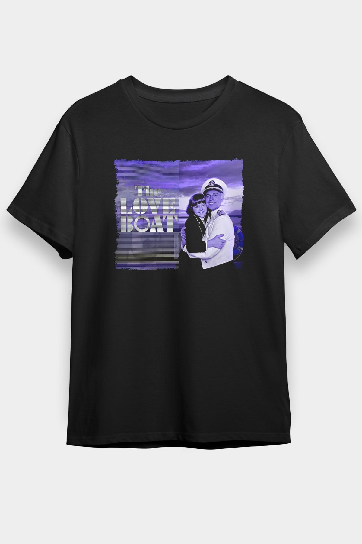The Love Boat Siyah Unisex Tişört