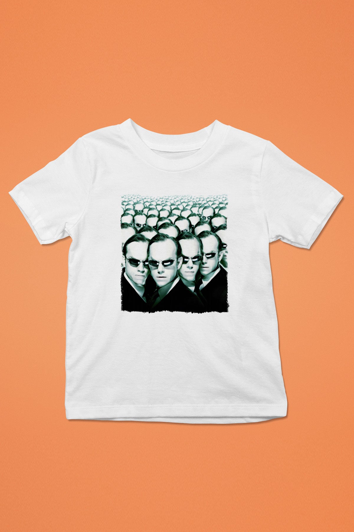The Matrix Beyaz Unisex Çocuk Tişört