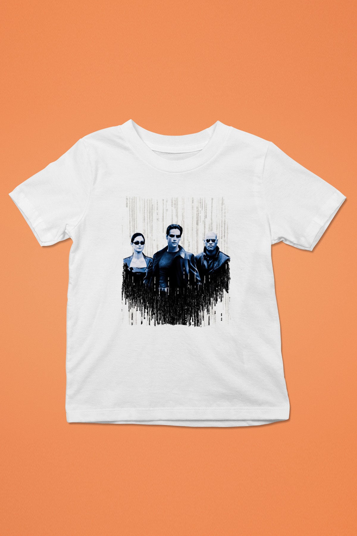 The Matrix Beyaz Unisex Çocuk Tişört
