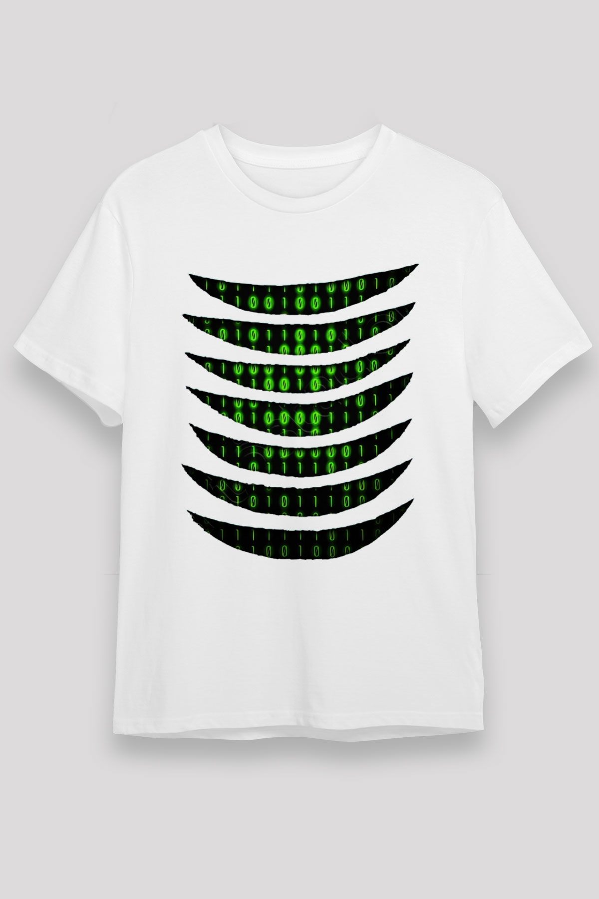 The Matrix Beyaz Unisex Tişört T-Shirt