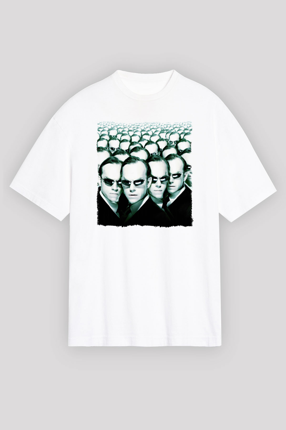 The Matrix Beyaz Unisex Tişört T-Shirt