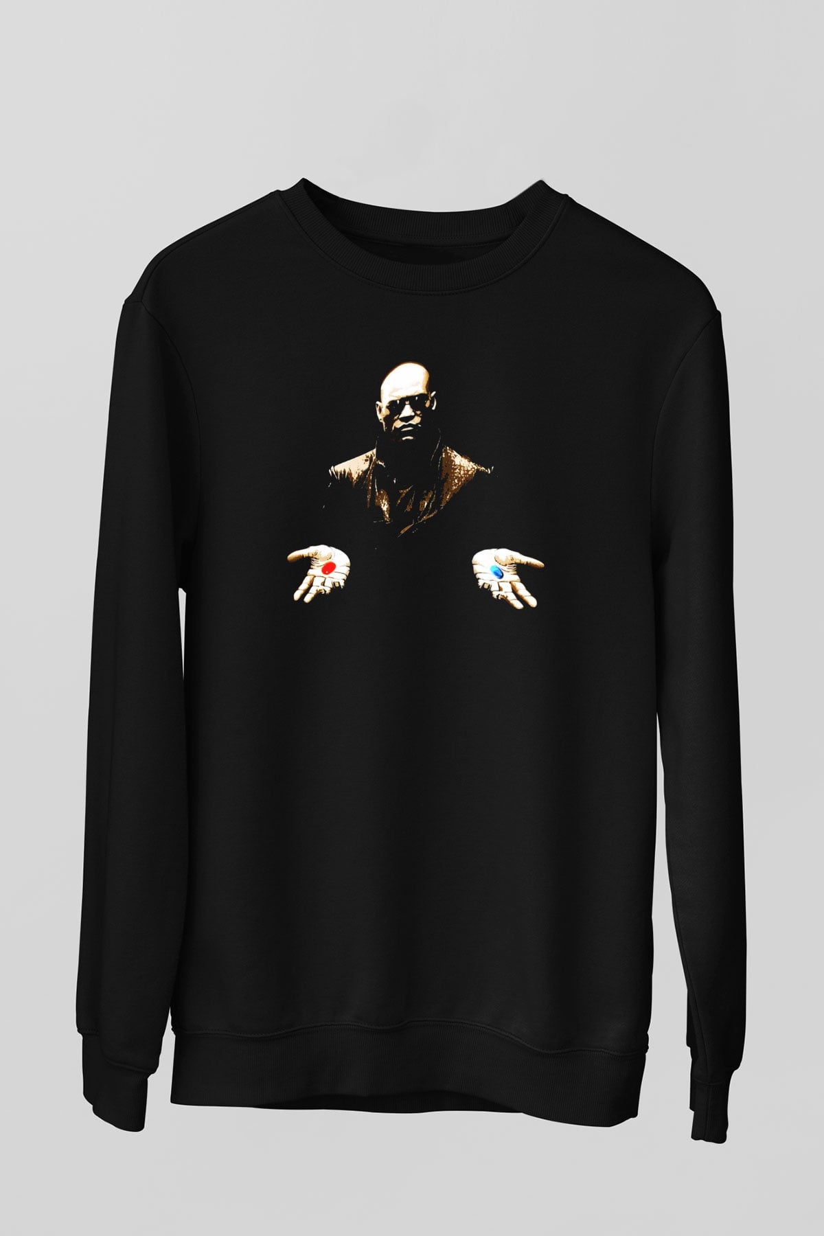 The Matrix Siyah Unisex Sweatshirt