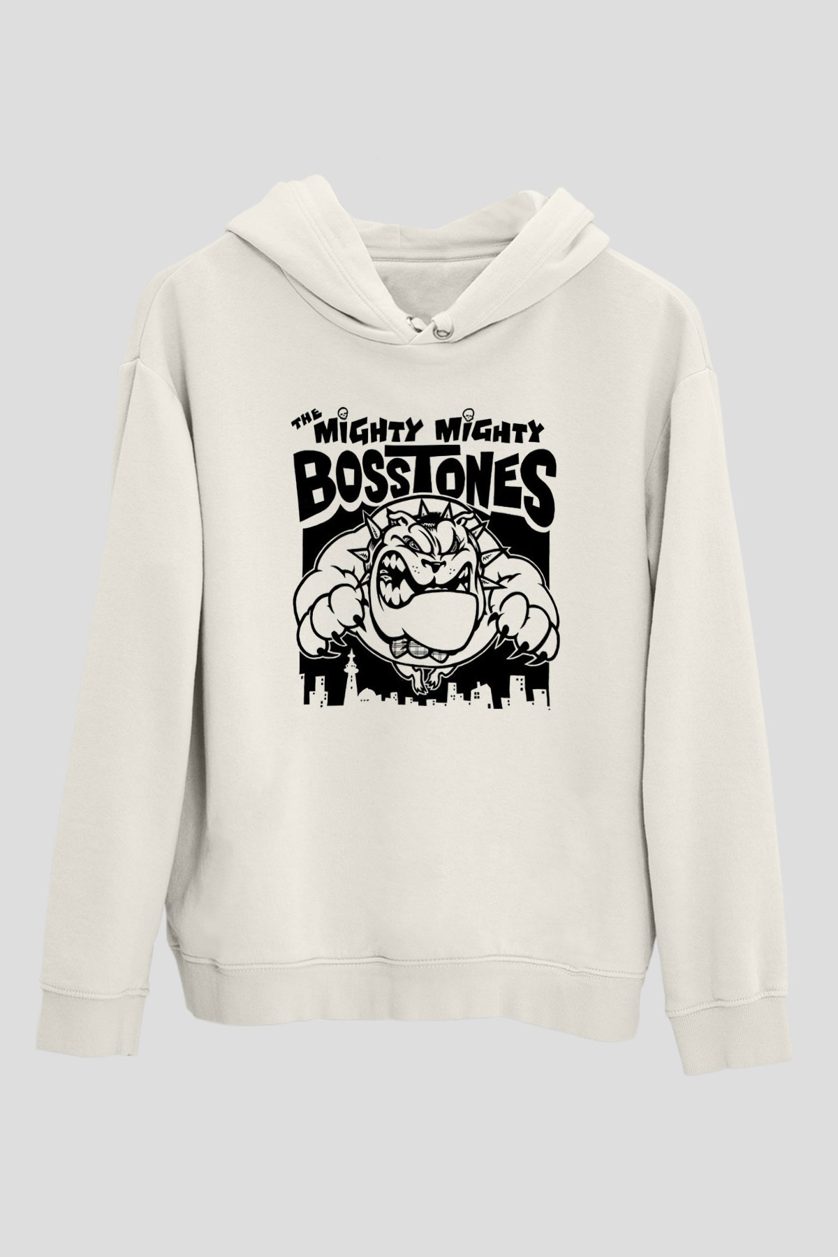 The Mighty Mighty Bosstones Beyaz Unisex Kapüşonlu Sweatshirt